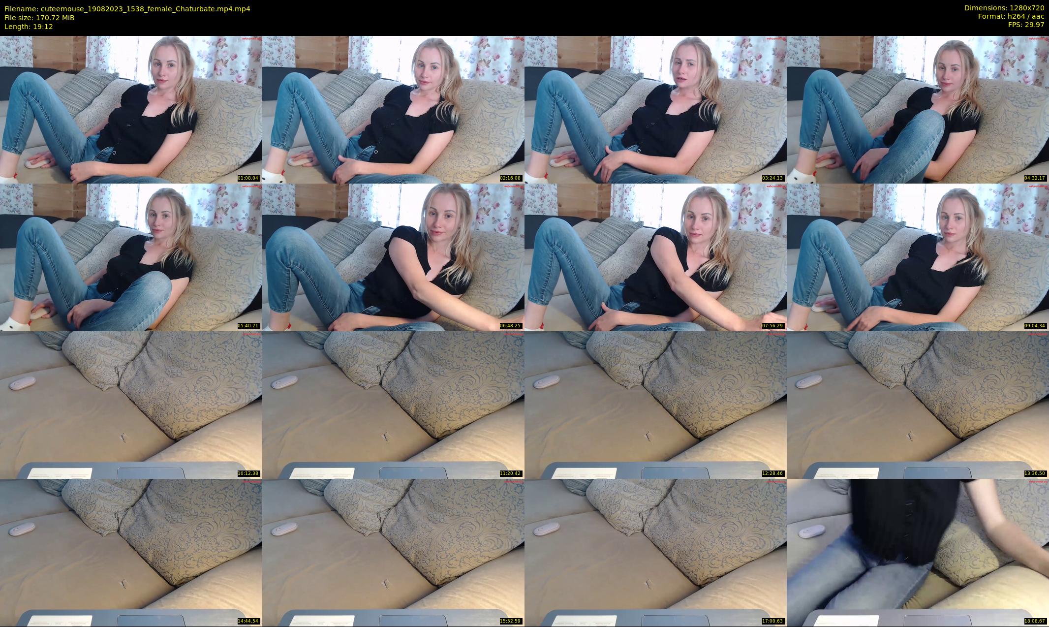 cuteemouse — 20 minute Chaturbate female cam show recording, 720p, Aug 19, 2023