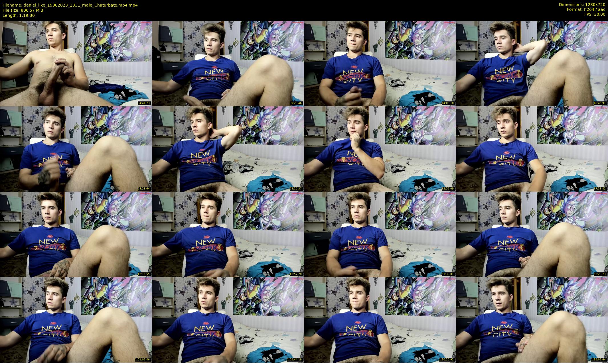 daniel_like — 80 minute Chaturbate male cam show recording, 720p, Aug 19, 2023