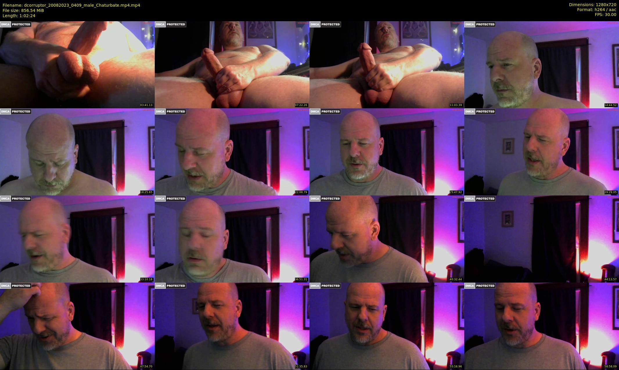 dcorruptor — 63 minute Chaturbate male cam show recording, 720p, Aug 20, 2023