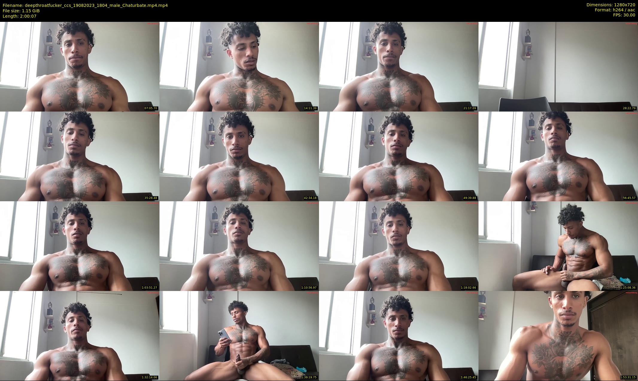 deepthroatfucker_ccs — 121 minute Chaturbate male cam show recording, 720p, Aug 19, 2023