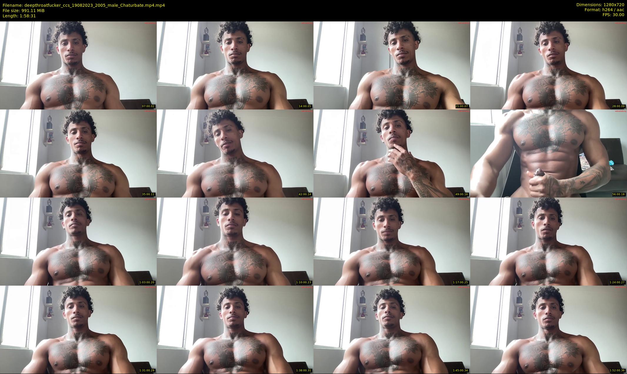 deepthroatfucker_ccs — 119 minute Chaturbate male cam show recording, 720p, Aug 19, 2023