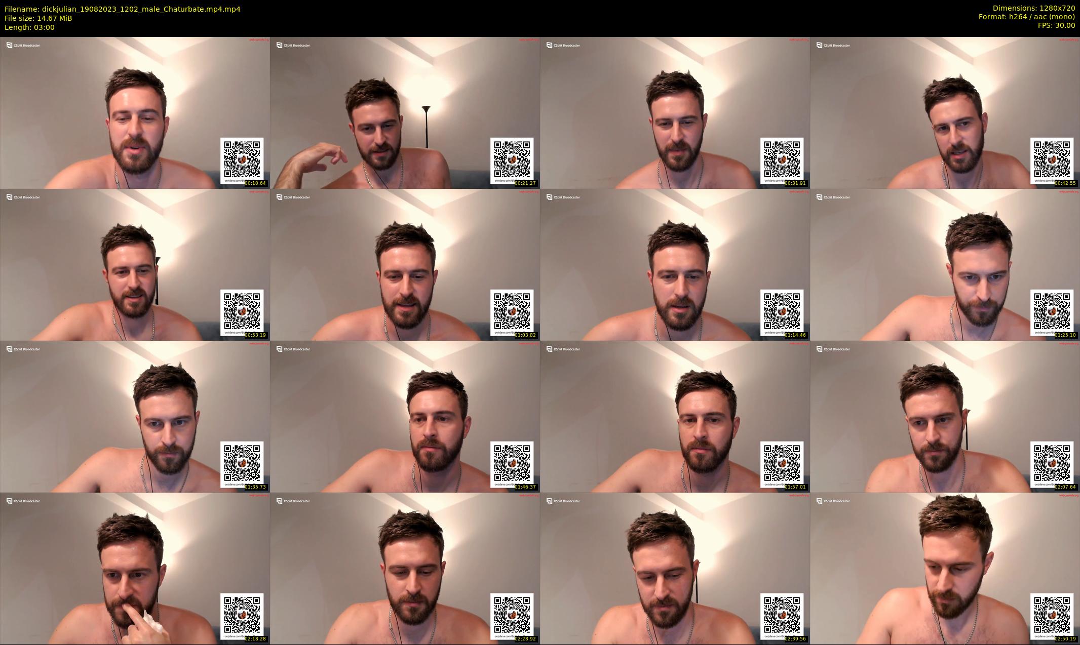 dickjulian — 3 minute Chaturbate male cam show recording, 720p, Aug 19, 2023