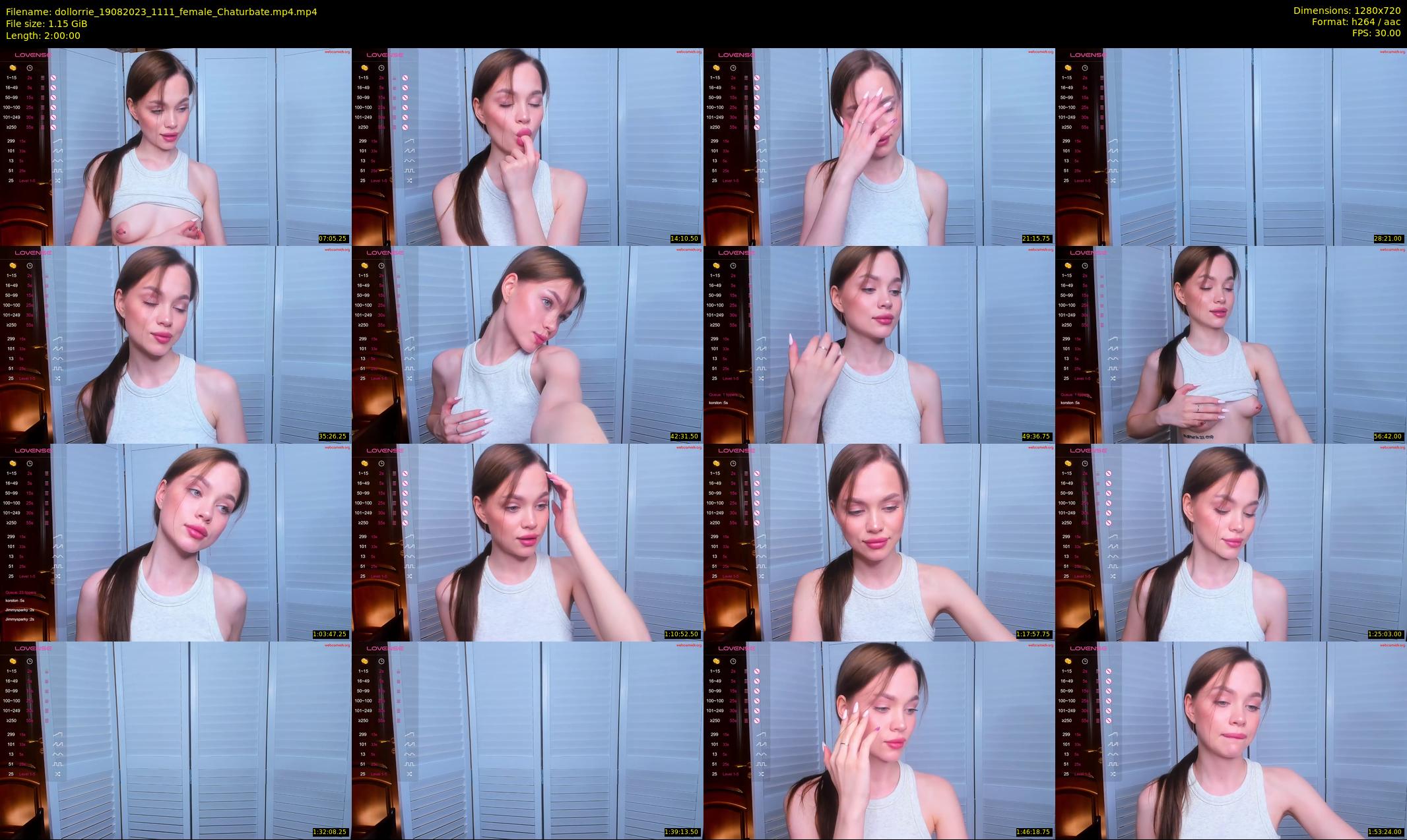 dollorrie — 120 minute Chaturbate couple cam show recording, 720p, Aug 19, 2023