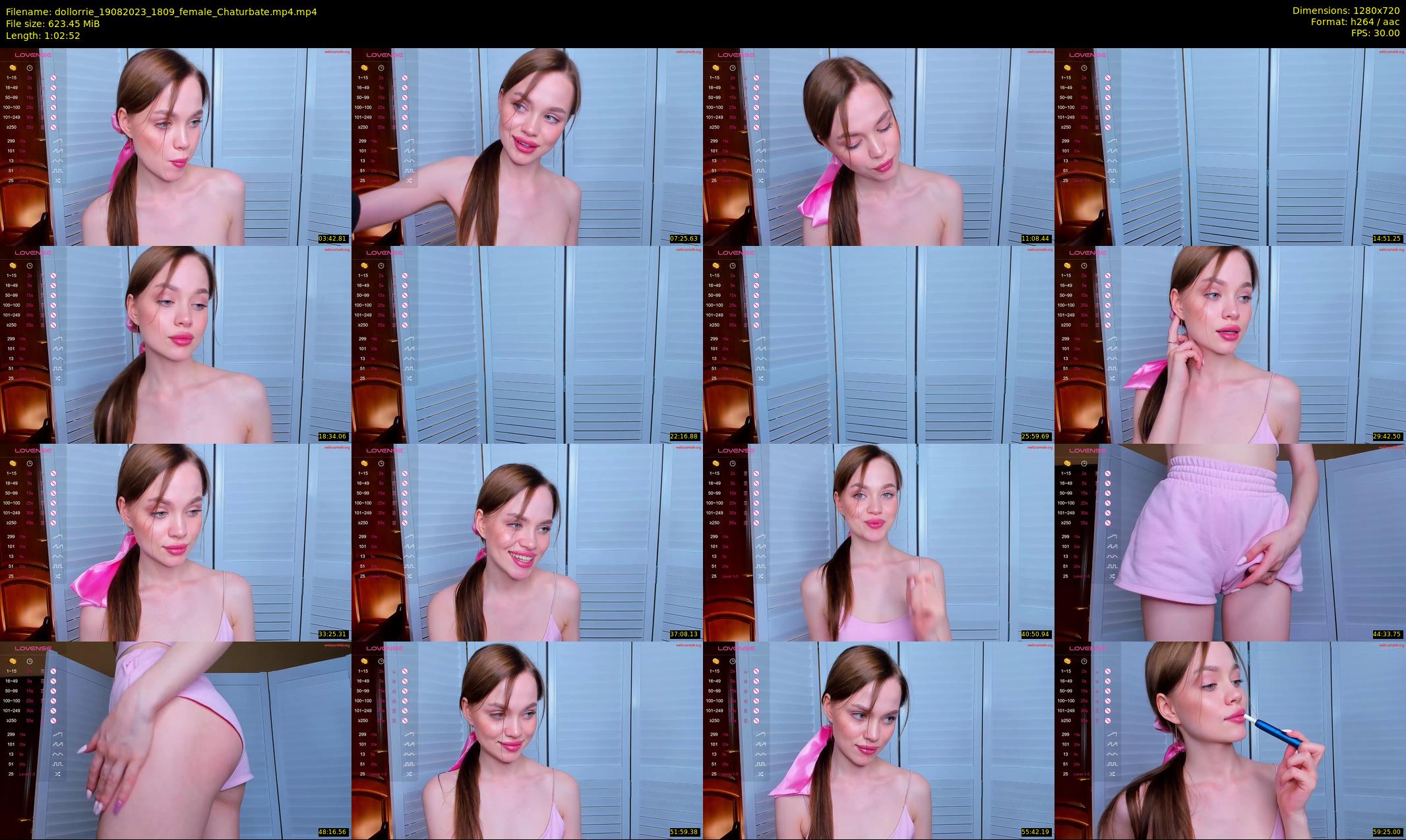 dollorrie — 63 minute Chaturbate couple cam show recording, 720p, Aug 19, 2023