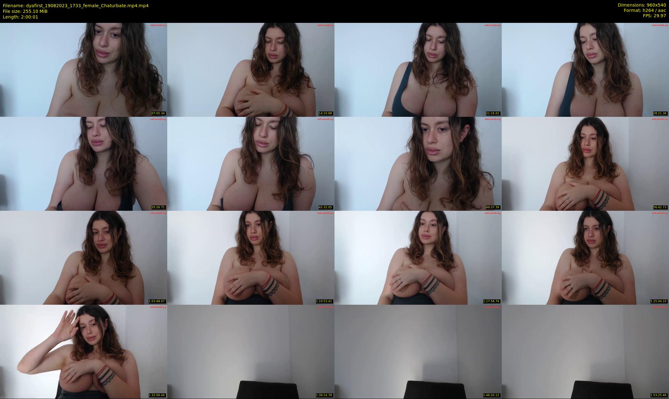 dyafirst — 121 minute Chaturbate female cam show recording, 480p, Aug 19, 2023