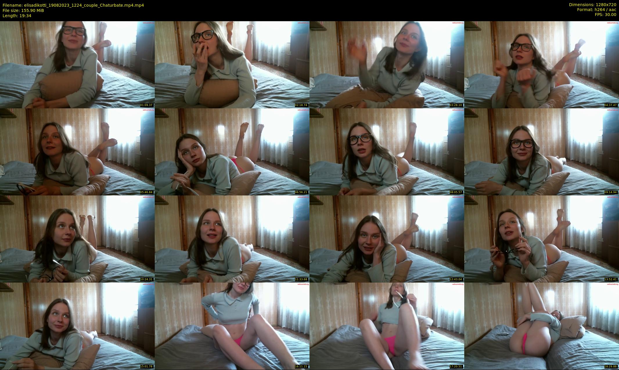 elisadikotti — 20 minute Chaturbate couple cam show recording, 720p, Aug 19, 2023