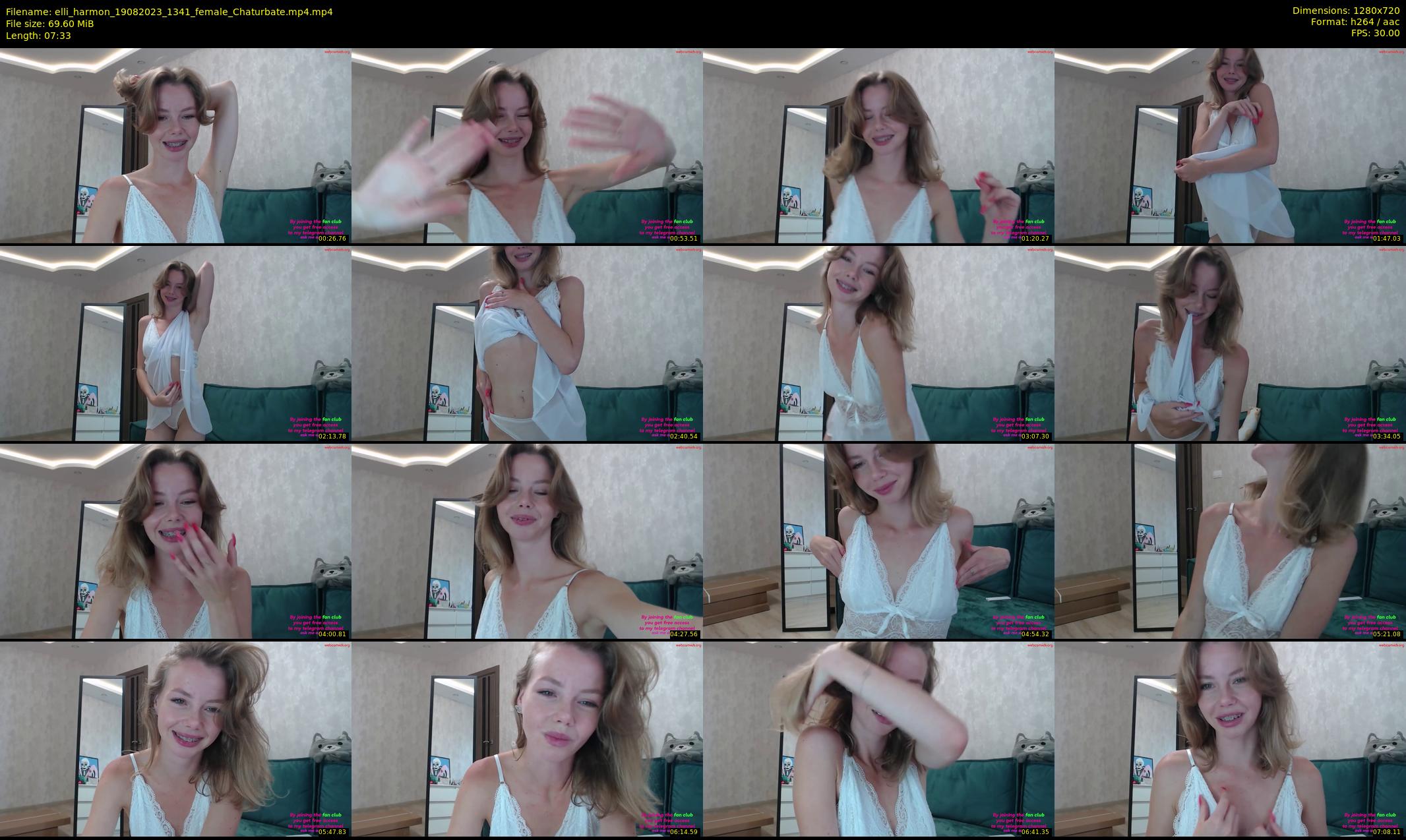 elli_harmon — 8 minute Chaturbate female cam show recording, 720p, Aug 19, 2023