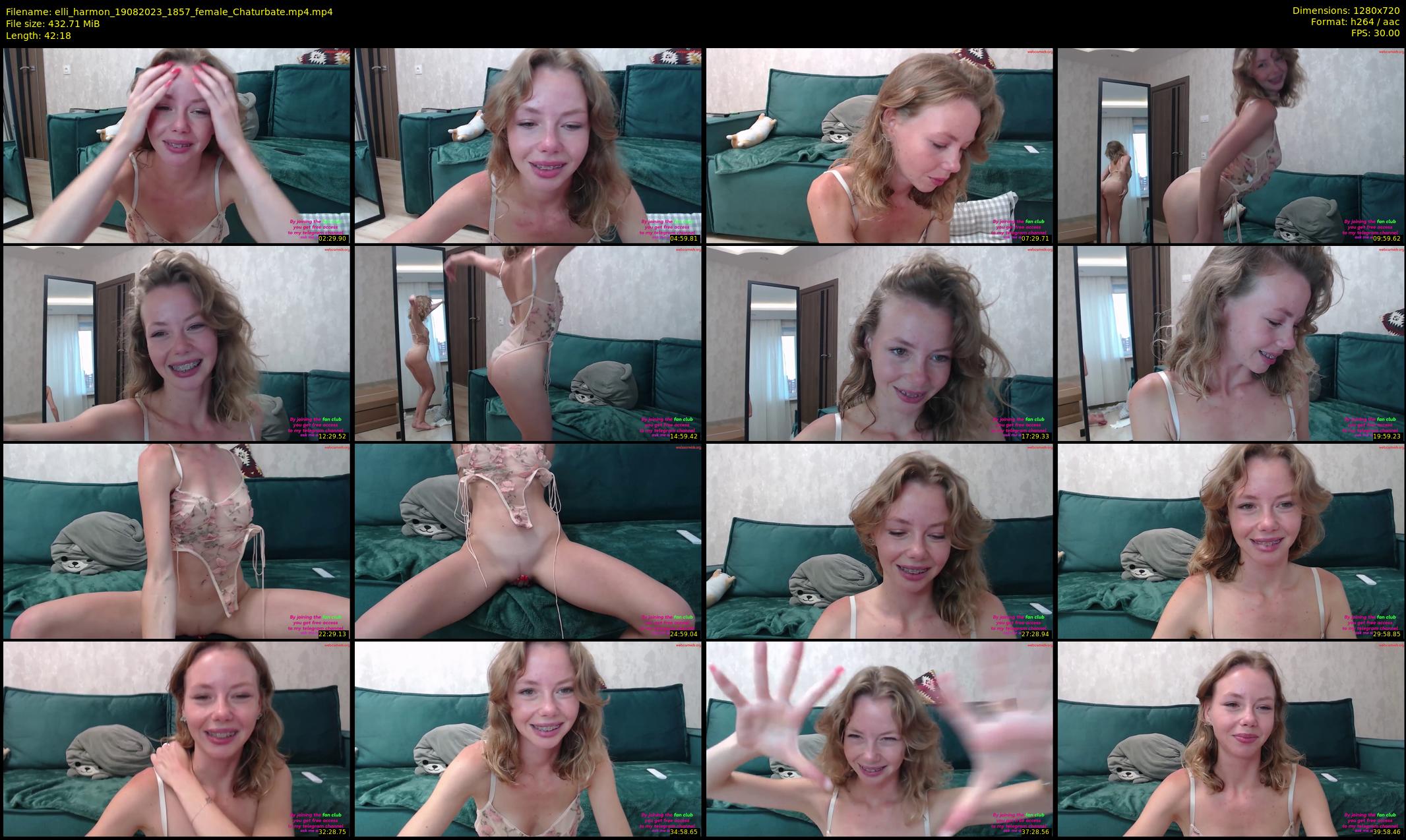 elli_harmon — 43 minute Chaturbate female cam show recording, 720p, Aug 19, 2023