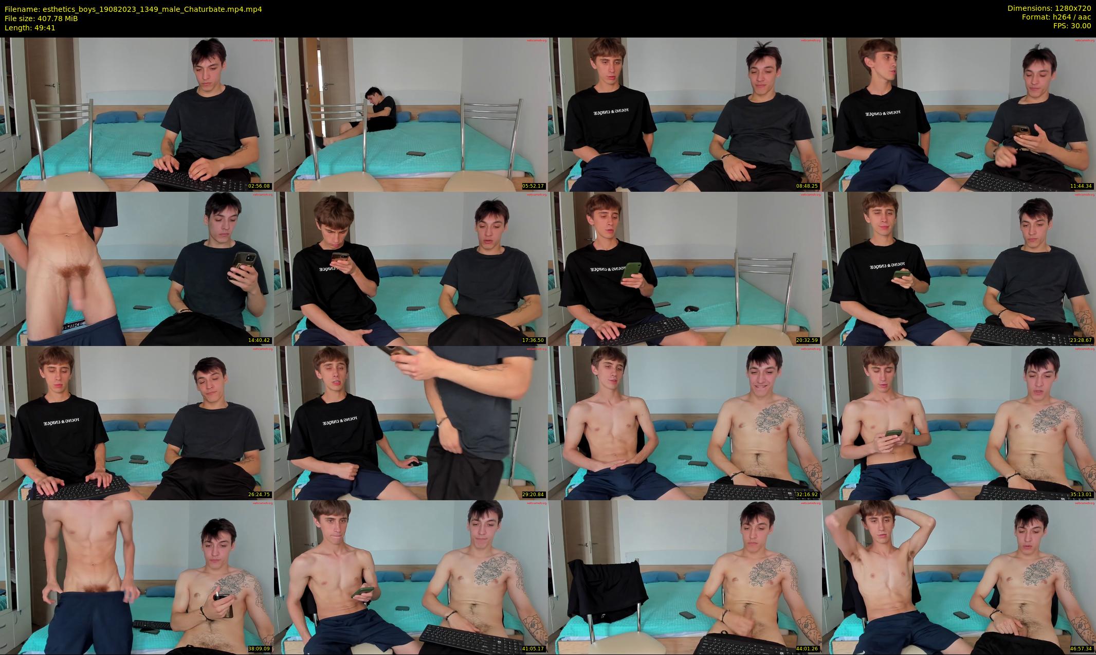 esthetics_boys — 50 minute Chaturbate male cam show recording, 720p, Aug 19, 2023
