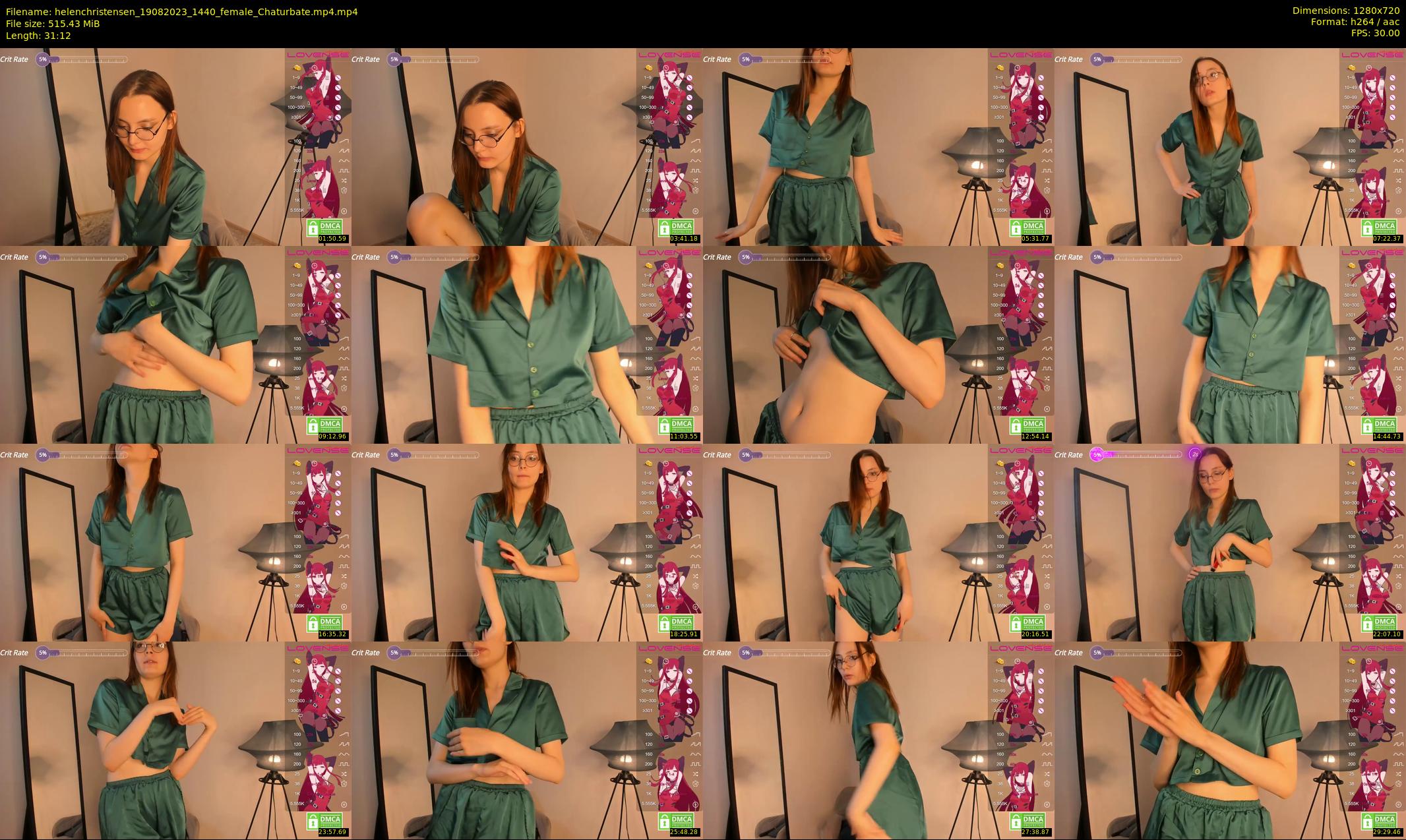 helenchristensen — 32 minute Chaturbate female cam show recording, 720p, Aug 19, 2023