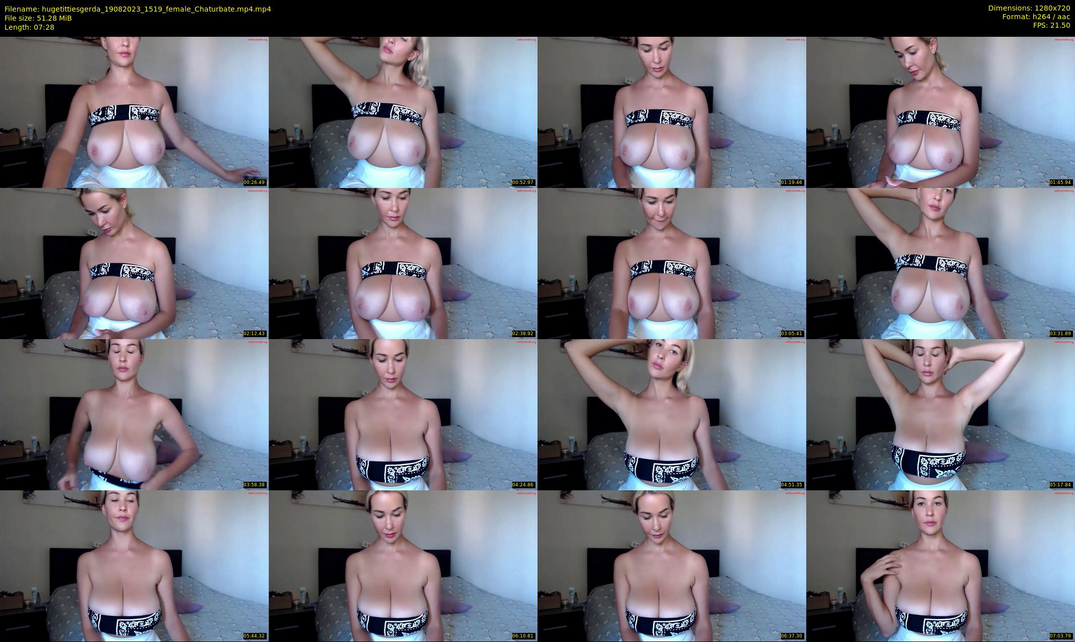 hugetittiesgerda — 8 minute Chaturbate female cam show recording, 720p, Aug 19, 2023