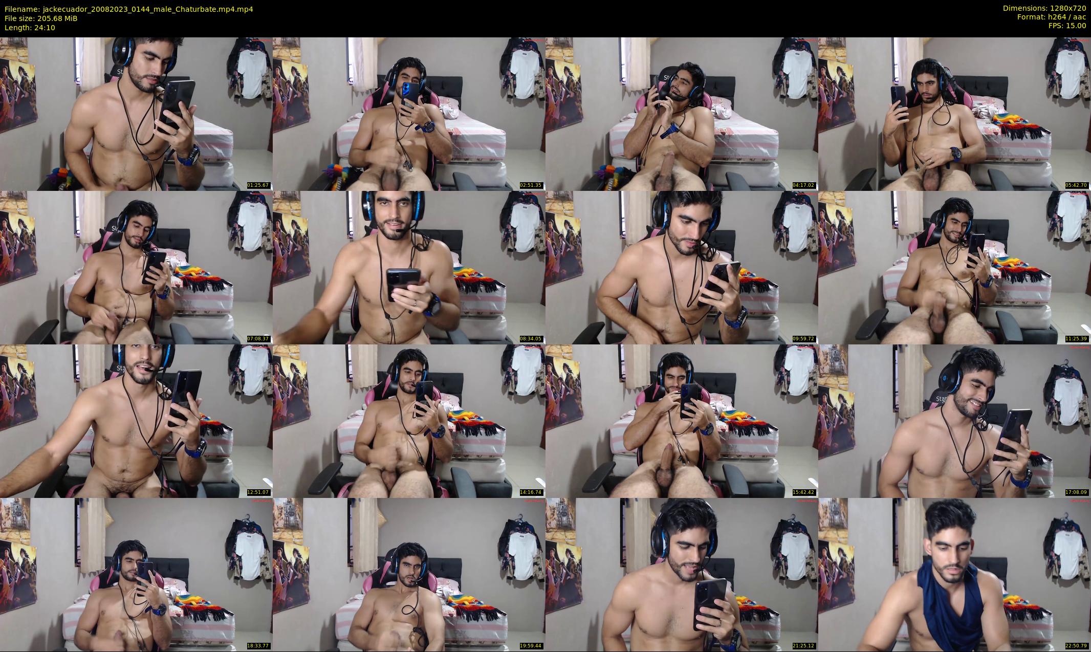 jackecuador — 25 minute Chaturbate male cam show recording, 720p, Aug 20, 2023