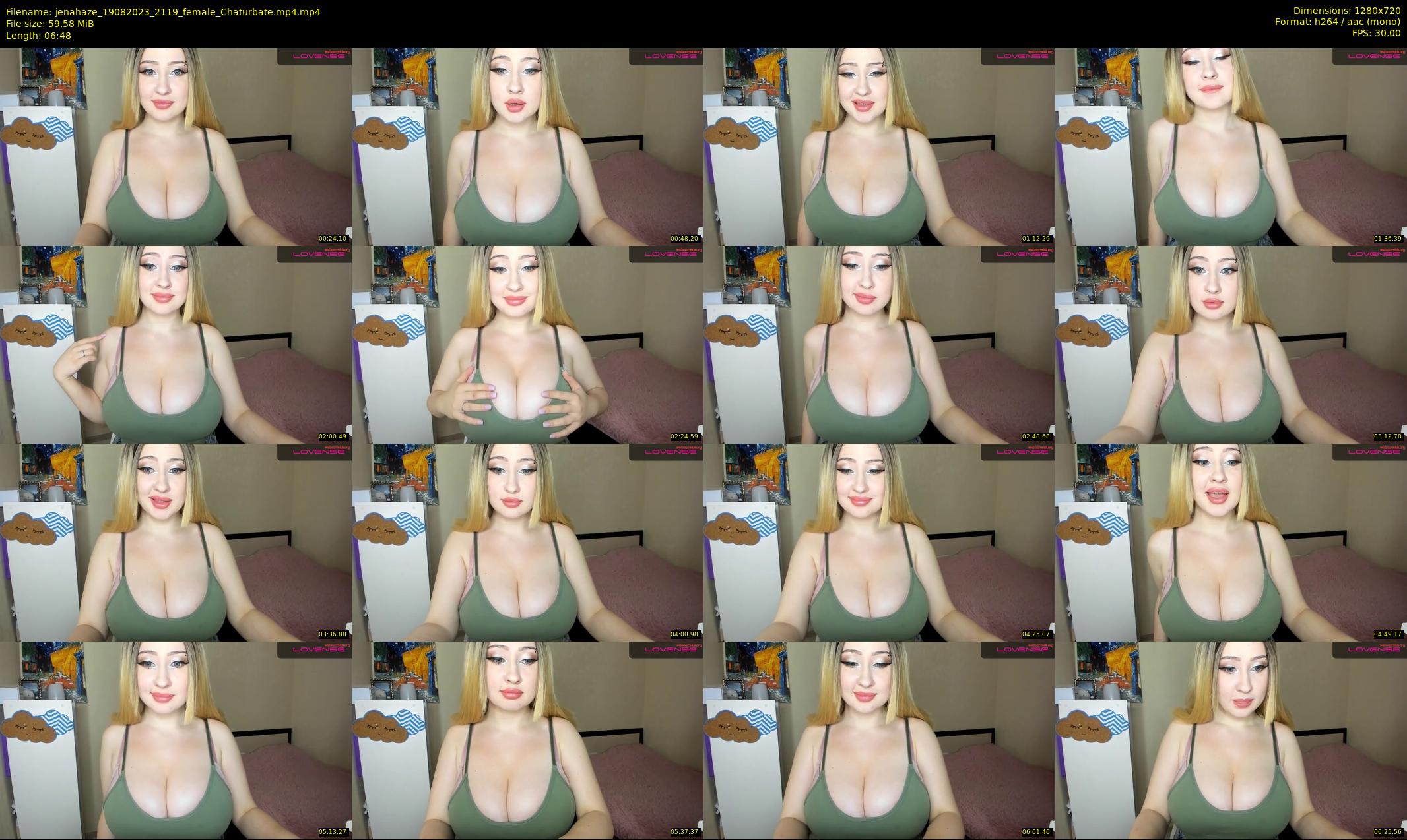 jenahaze — 7 minute Chaturbate female cam show recording, 720p, Aug 19, 2023
