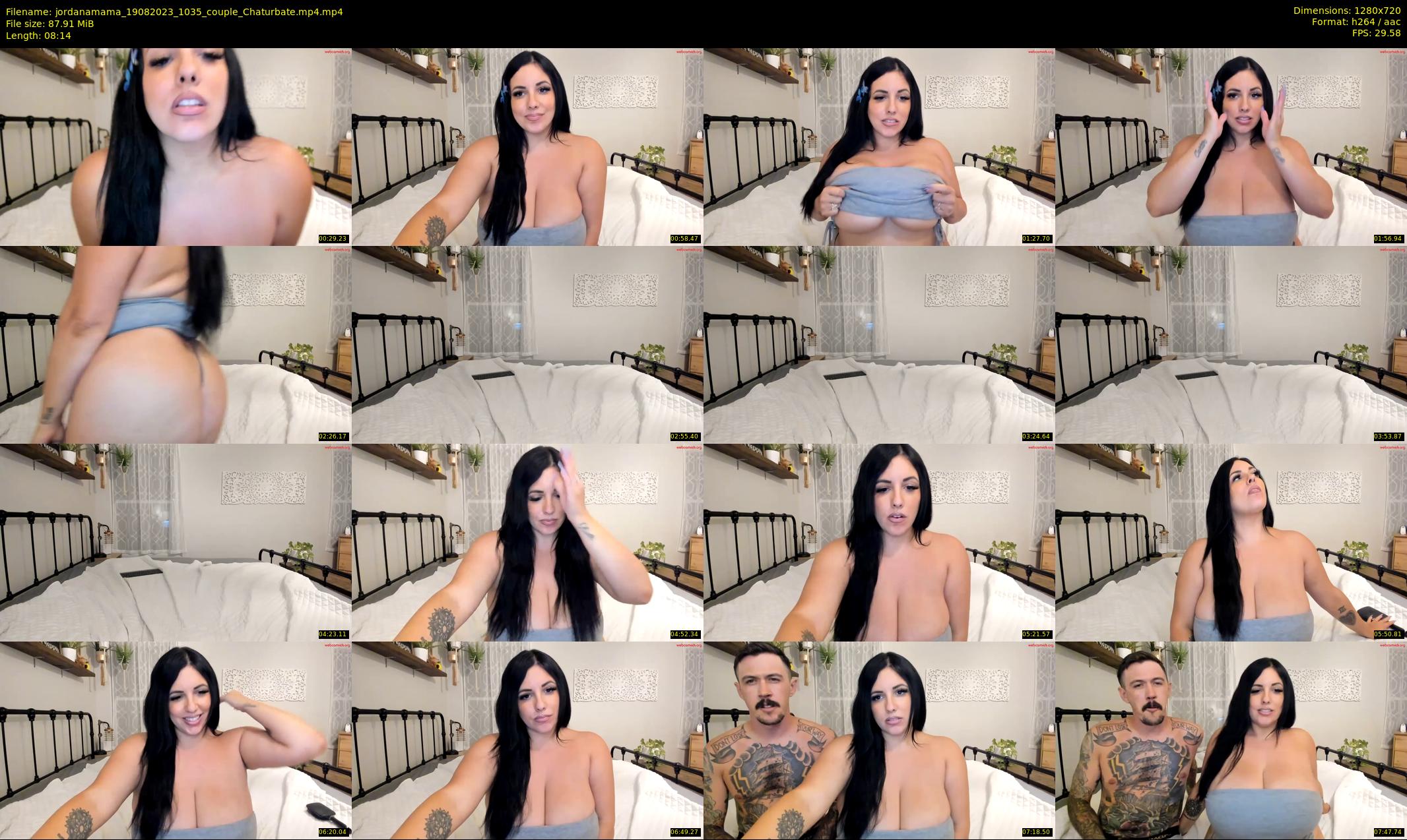jordanamama — 9 minute Chaturbate couple cam show recording, 720p, Aug 19, 2023