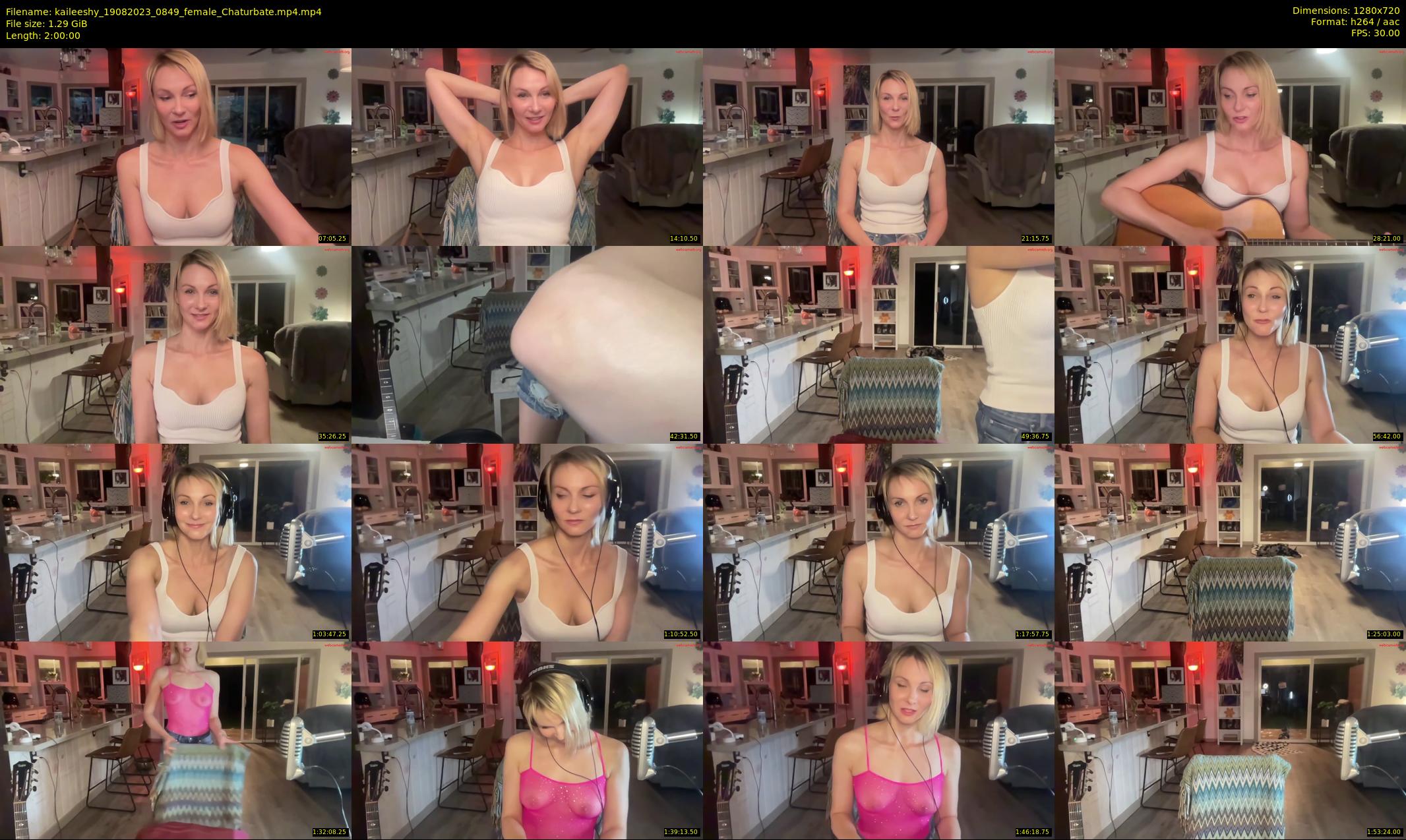 kaileeshy — 120 minute Chaturbate female cam show recording, 720p, Aug 19, 2023