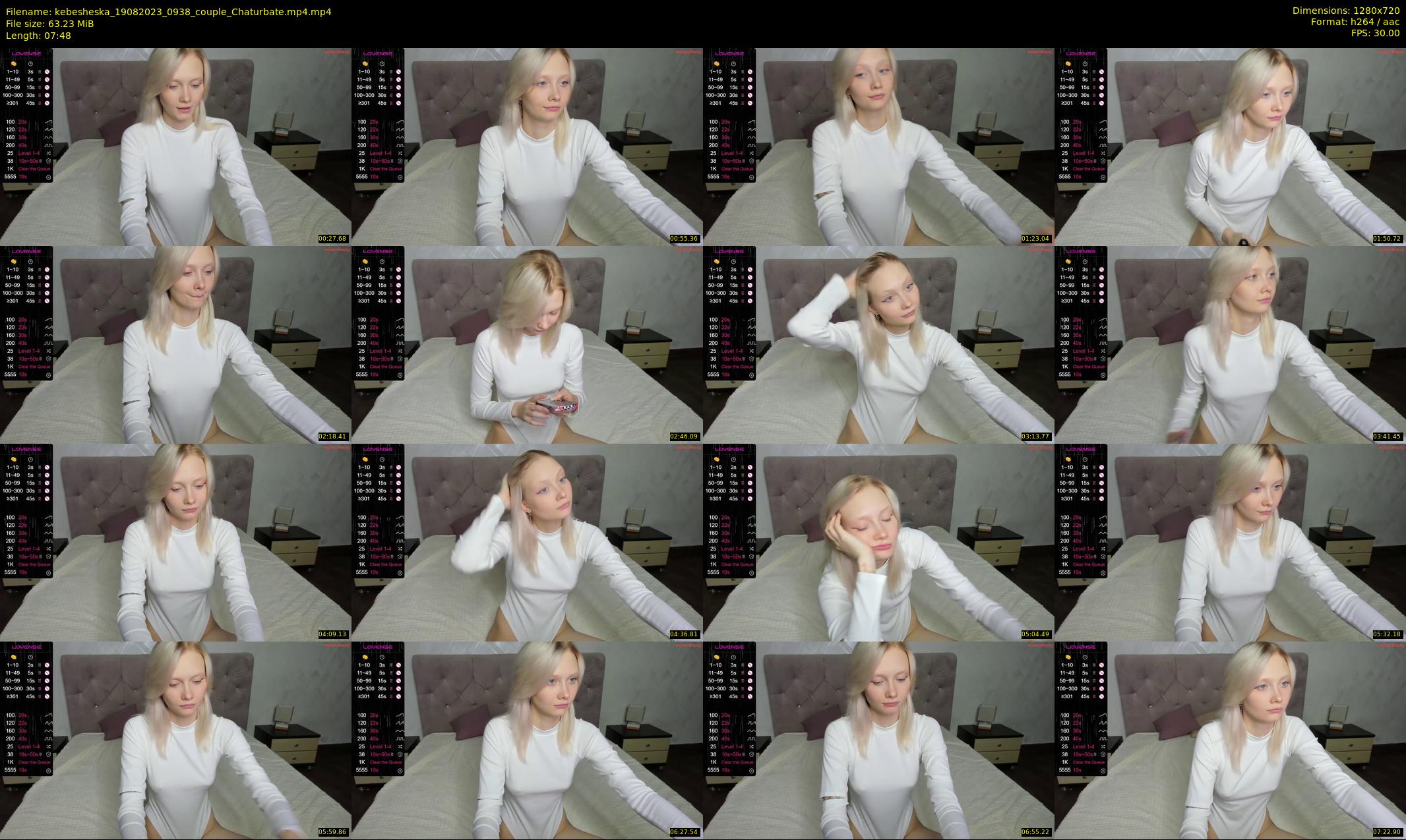 kebesheska — 8 minute Chaturbate couple cam show recording, 720p, Aug 19, 2023