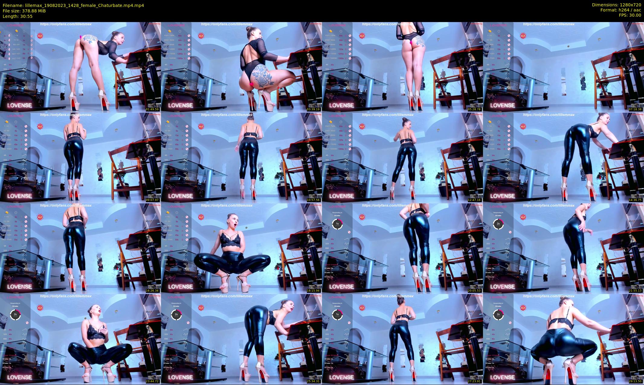 lillemax — 31 minute Chaturbate female cam show recording, 720p, Aug 19, 2023