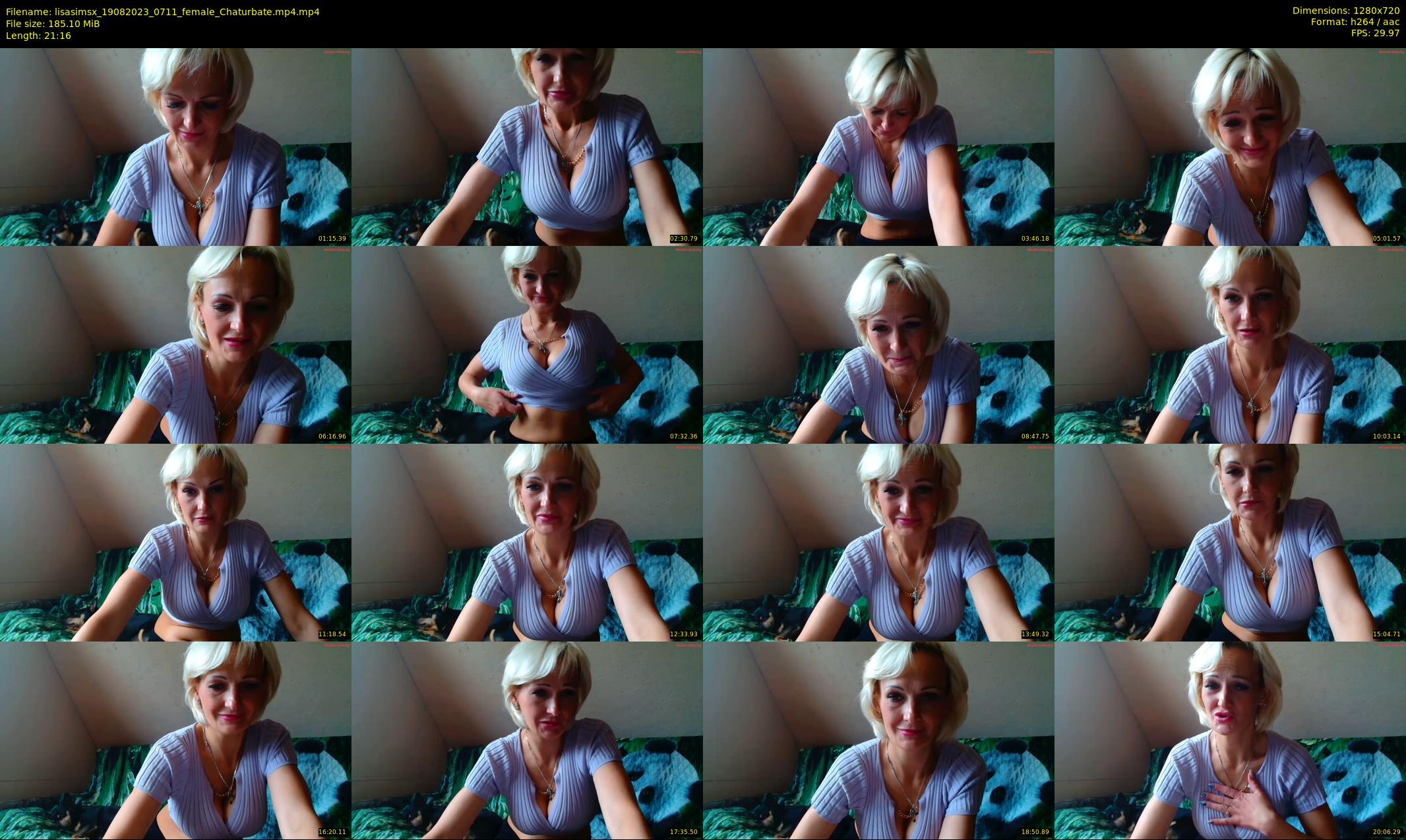 lisasimsx — 22 minute Chaturbate female cam show recording, 720p, Aug 19, 2023