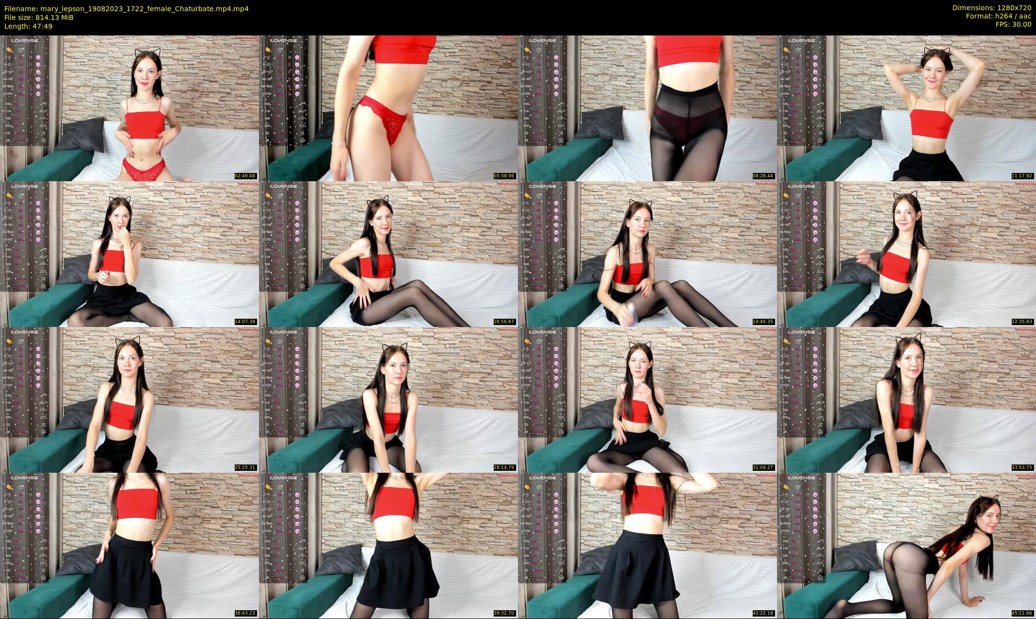mary_lepson — 48 minute Chaturbate female cam show recording, 720p, Aug 19, 2023