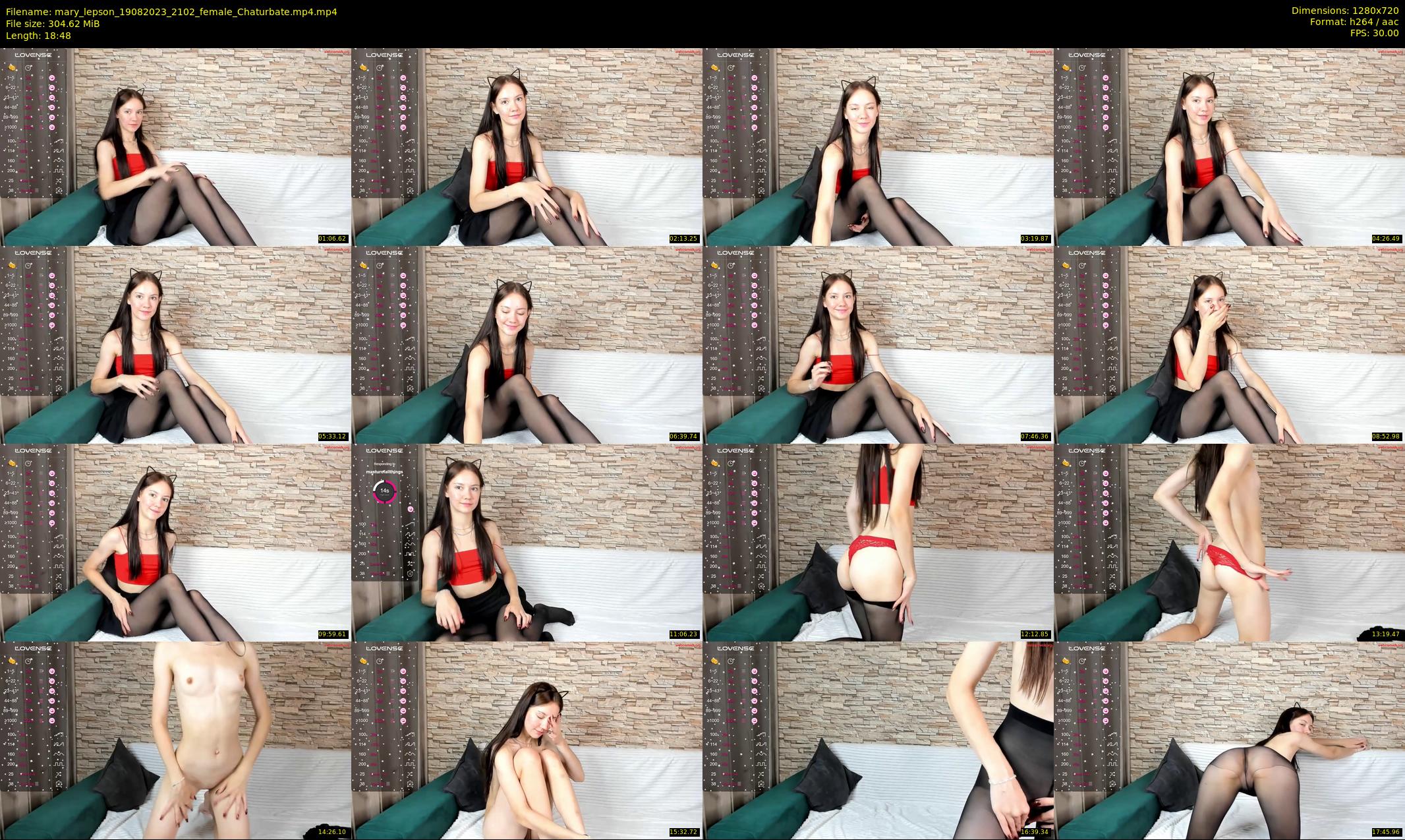 mary_lepson — 19 minute Chaturbate female cam show recording, 720p, Aug 19, 2023