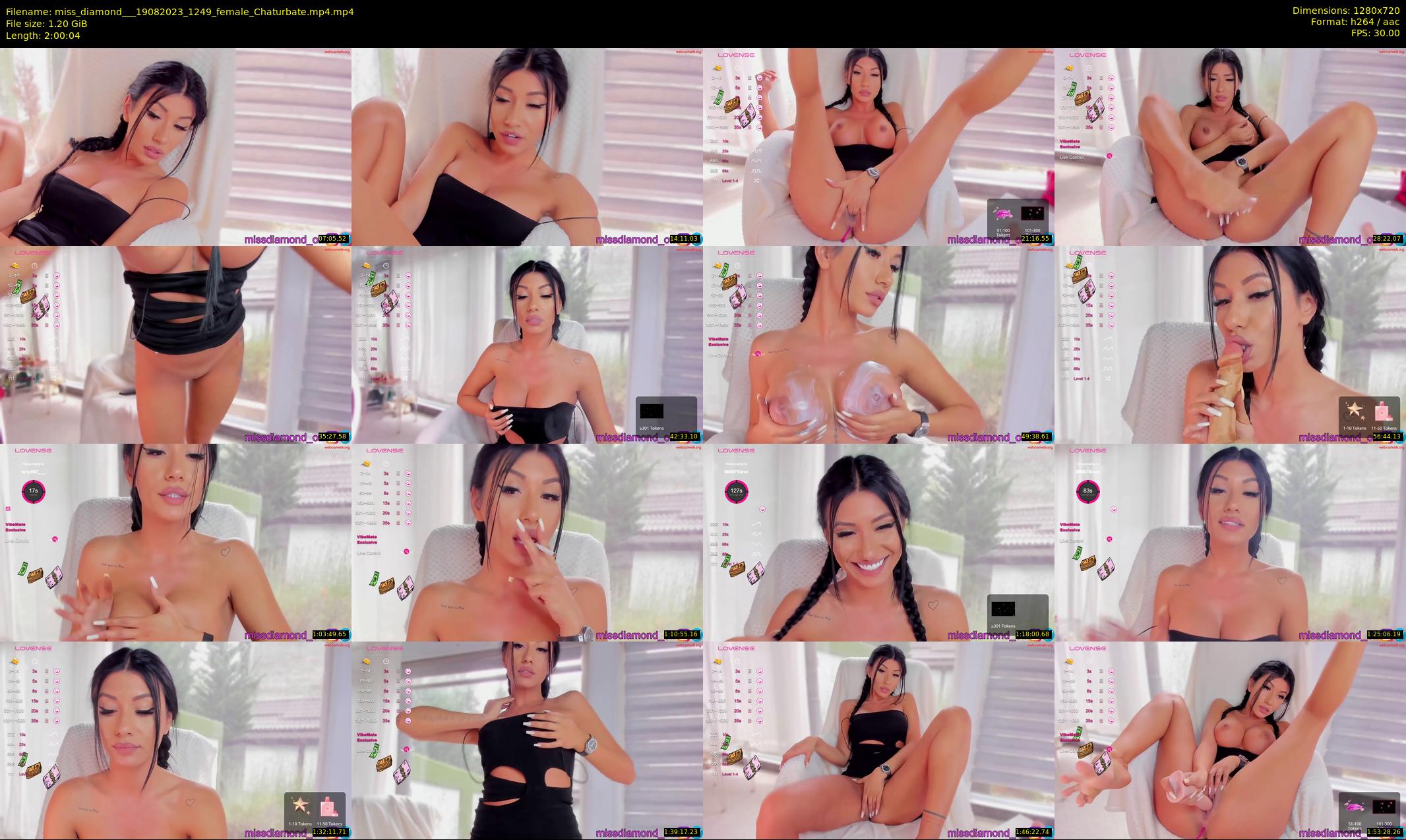 miss_diamond__ — 121 minute Chaturbate female cam show recording, 720p, Aug 19, 2023