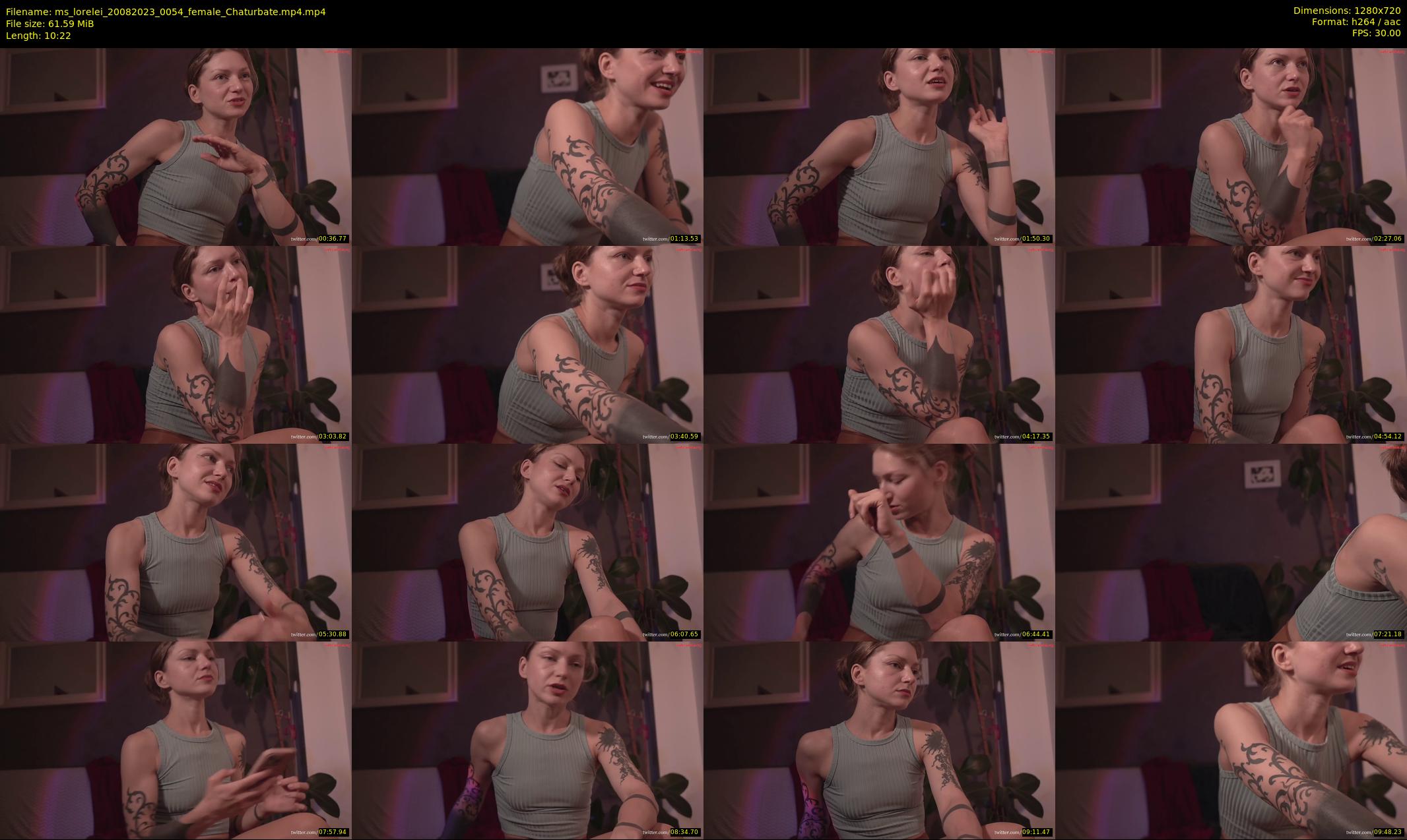 ms_lorelei — 11 minute Chaturbate female cam show recording, 720p, Aug 20, 2023