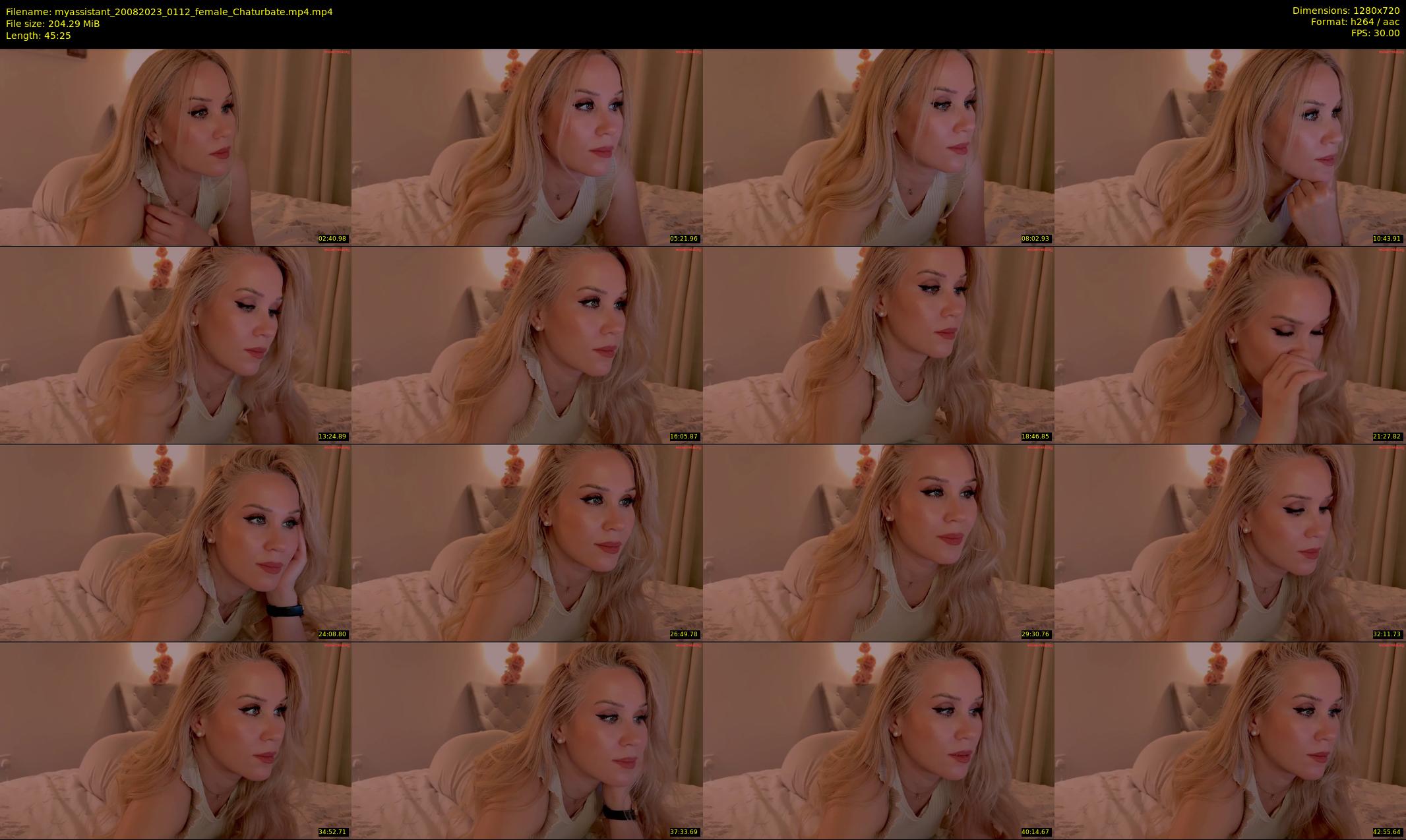 myassistant — 46 minute Chaturbate female cam show recording, 720p, Aug 20, 2023