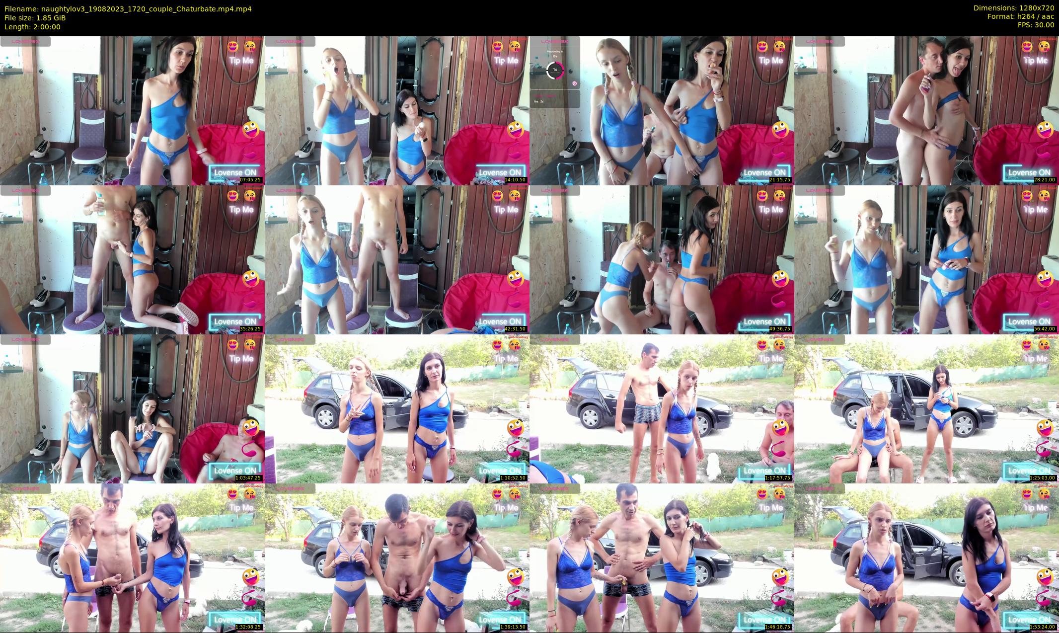 naughtylov3 — 120 minute Chaturbate couple cam show recording, 720p, Aug 19, 2023