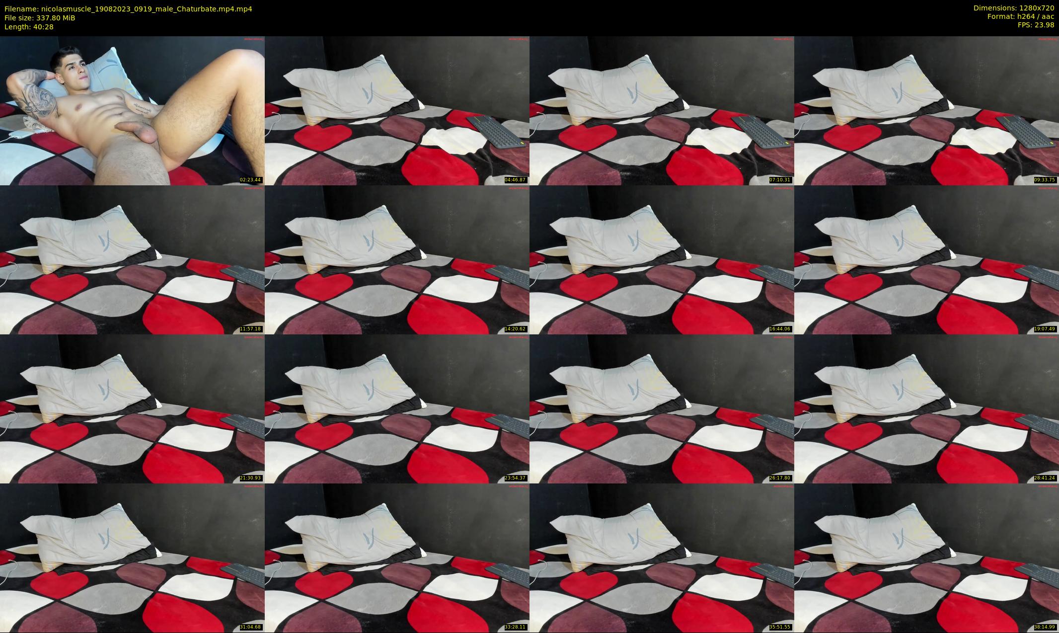 nicolasmuscle — 41 minute Chaturbate male cam show recording, 720p, Aug 19, 2023