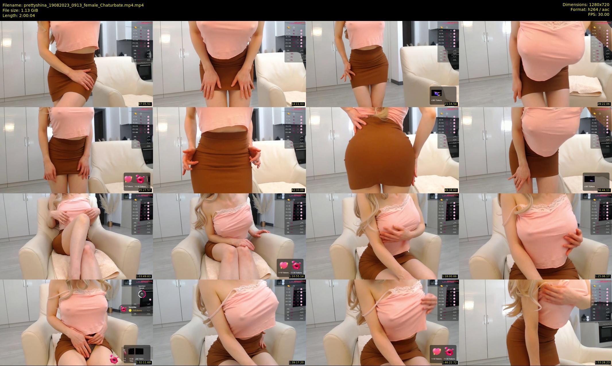 prettyshina — 121 minute Chaturbate female cam show recording, 720p, Aug 19, 2023