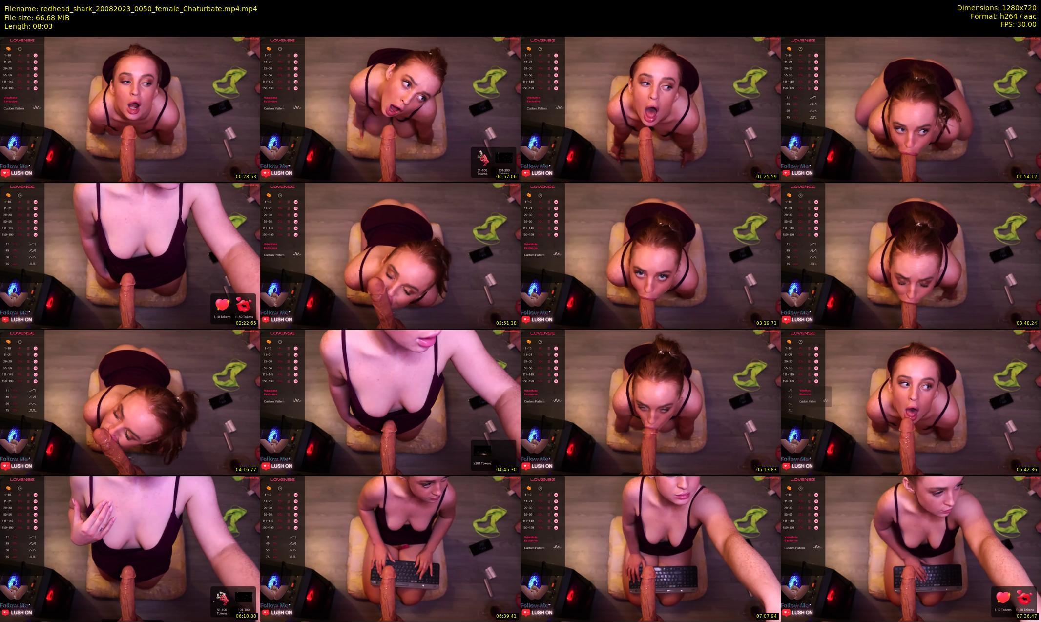 redhead_shark — 9 minute Chaturbate female cam show recording, 720p, Aug 20, 2023