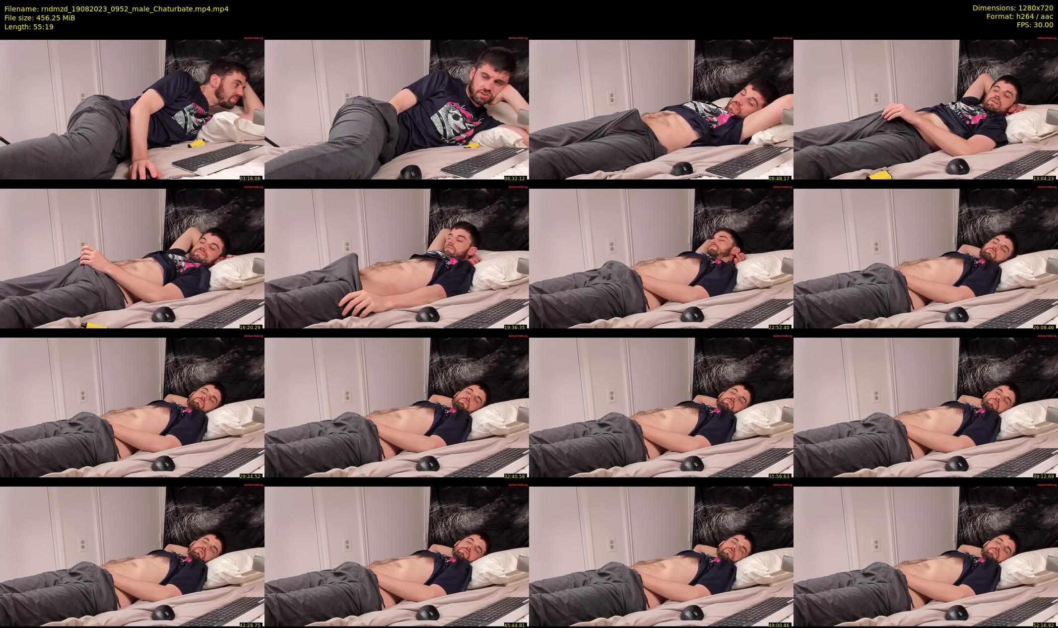 rndmzd — 56 minute Chaturbate male cam show recording, 720p, Aug 19, 2023