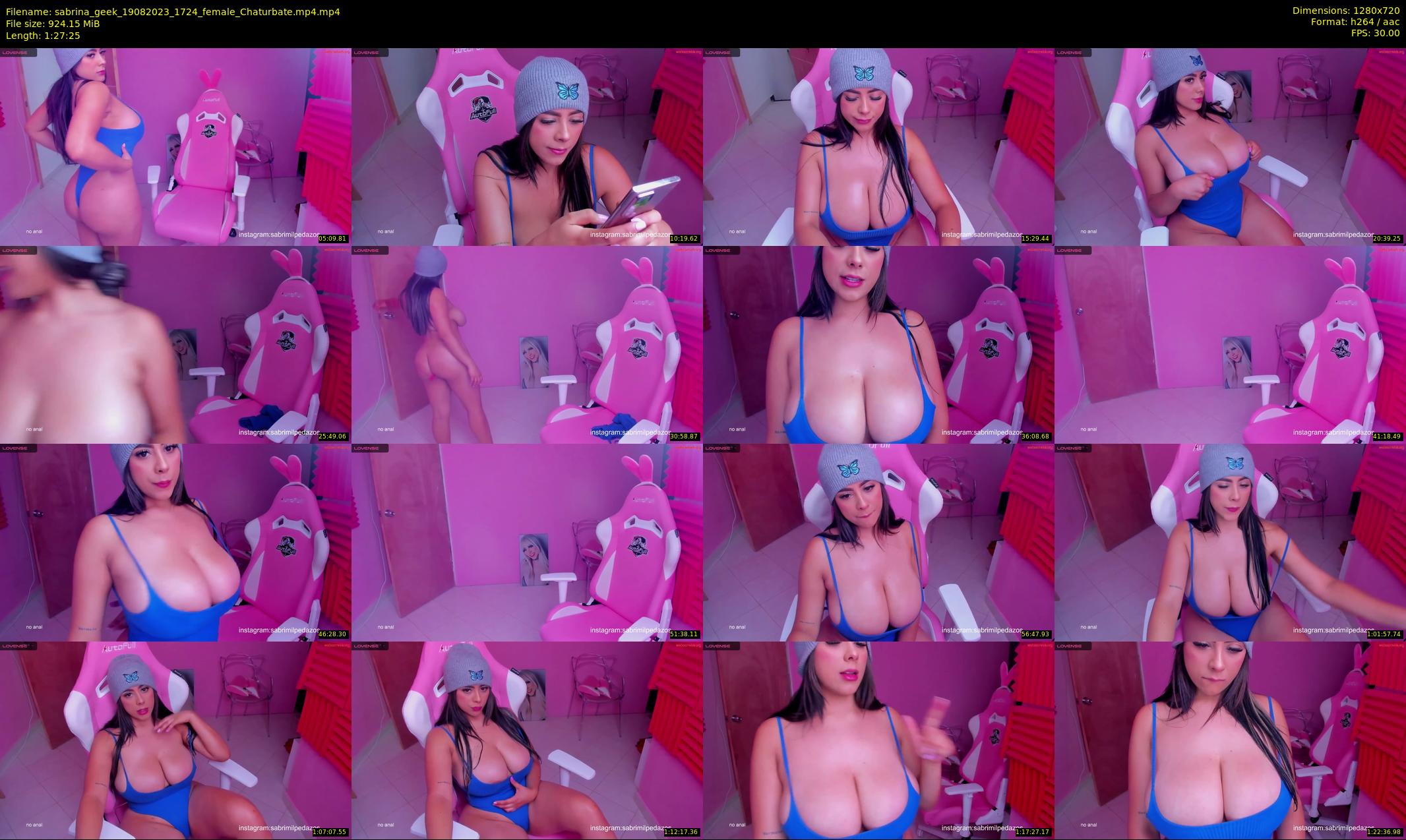 sabrina_geek — 88 minute Chaturbate female cam show recording, 720p, Aug 19, 2023
