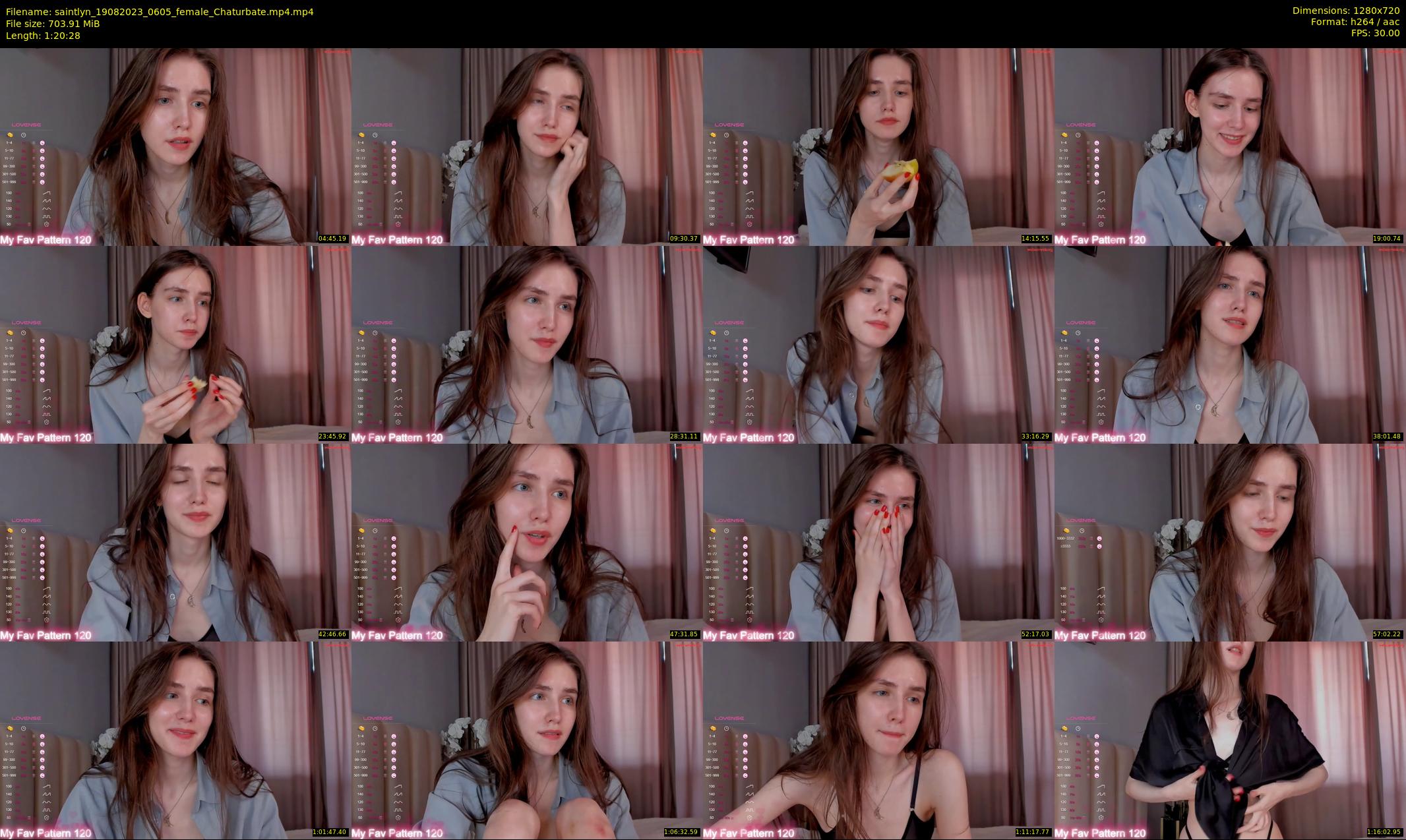 saintlyn — 81 minute Chaturbate female cam show recording, 720p, Aug 19, 2023