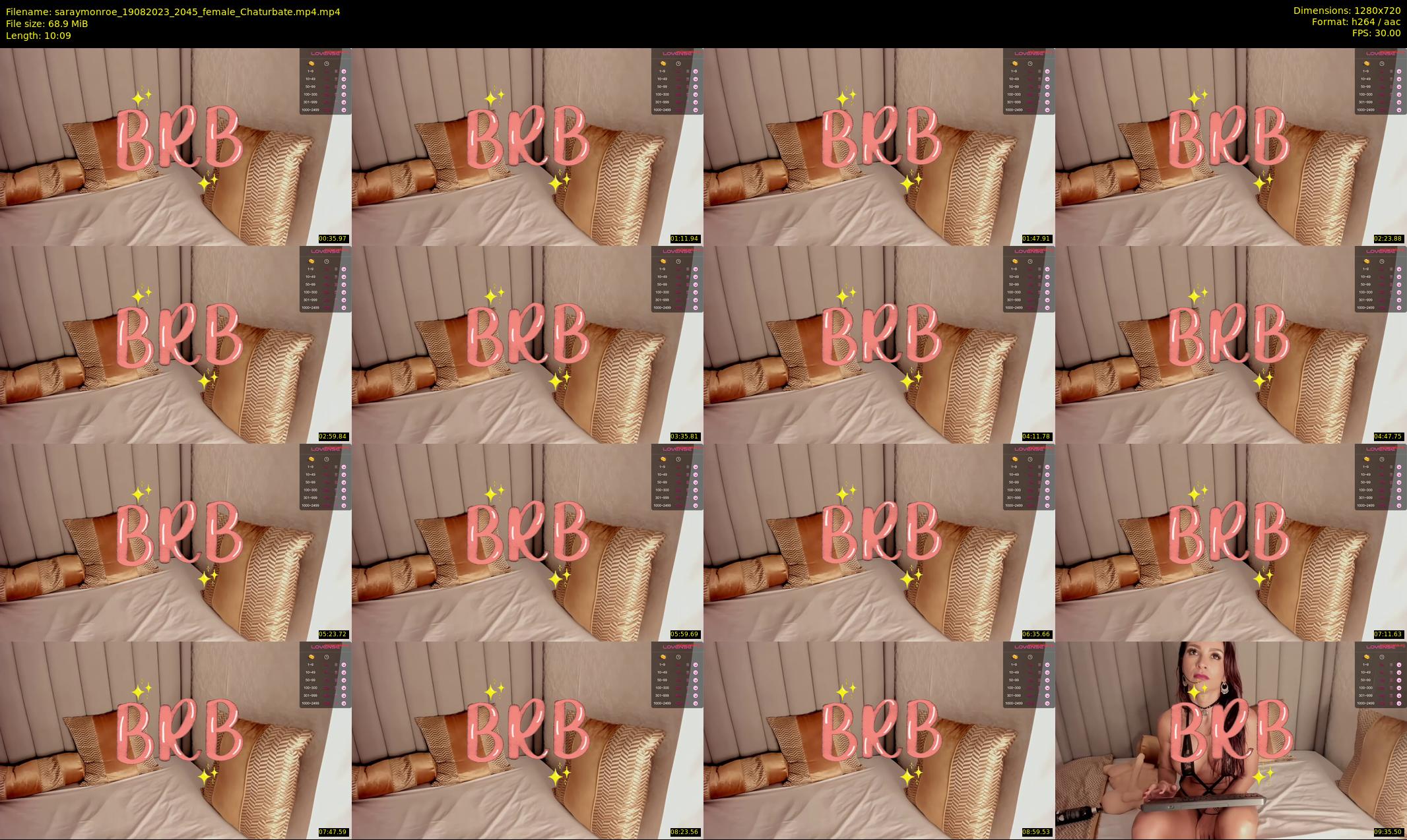 saraymonroe — 11 minute Chaturbate female cam show recording, 720p, Aug 19, 2023