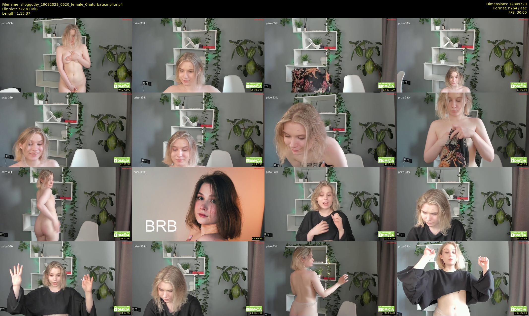 shoggothy — 76 minute Chaturbate female cam show recording, 720p, Aug 19, 2023