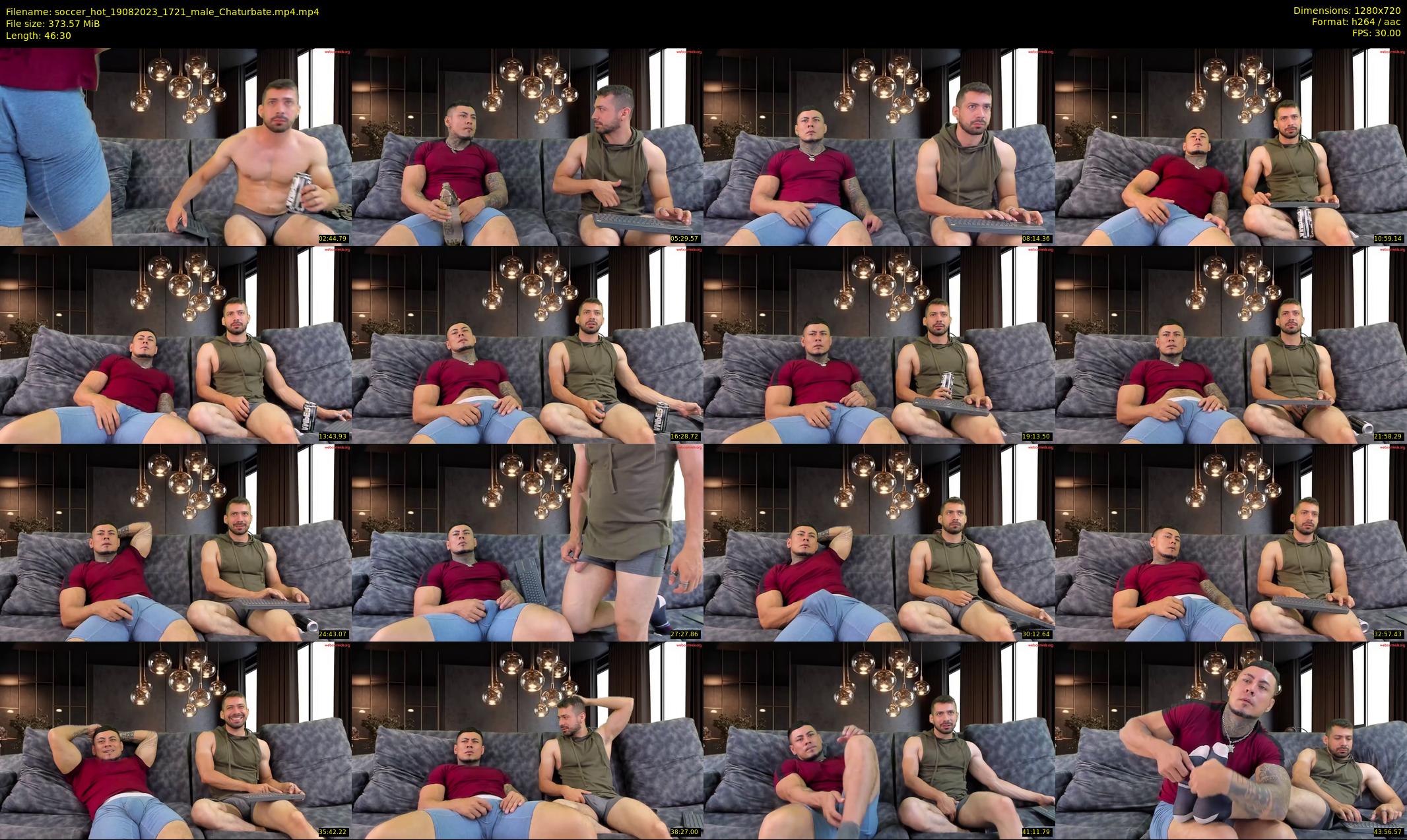 soccer_hot — 47 minute Chaturbate male cam show recording, 720p, Aug 19, 2023