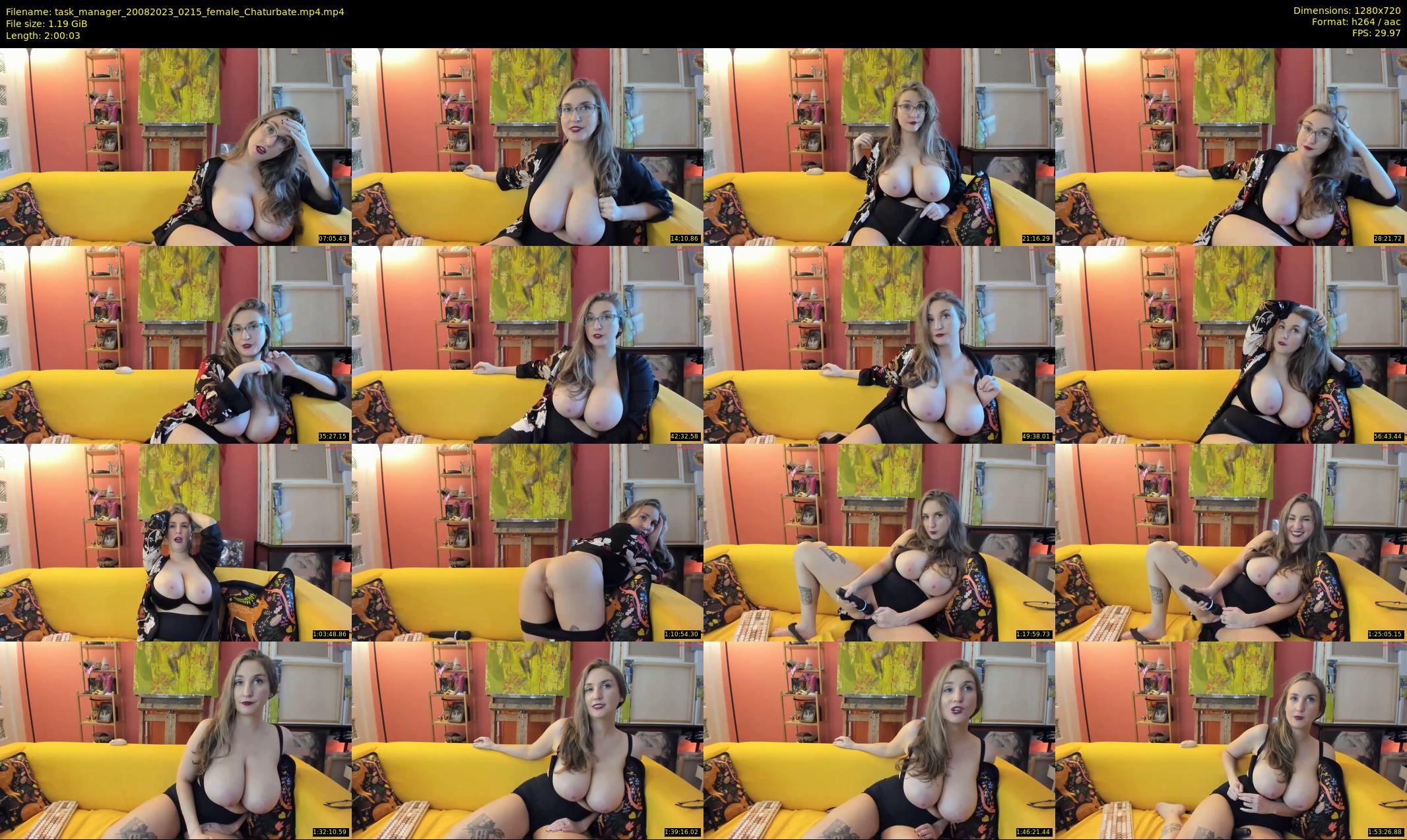 task_manager — 121 minute Chaturbate couple cam show recording, 720p, Aug 20, 2023