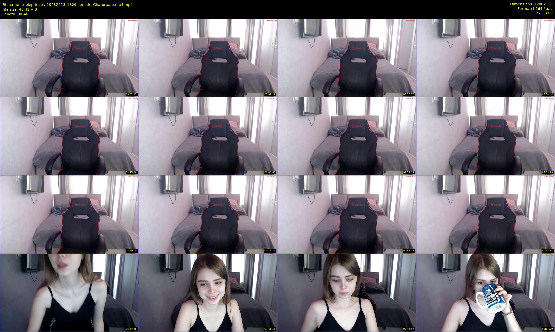tripleprinces — 9 minute Chaturbate female cam show recording, 720p, Aug 19, 2023