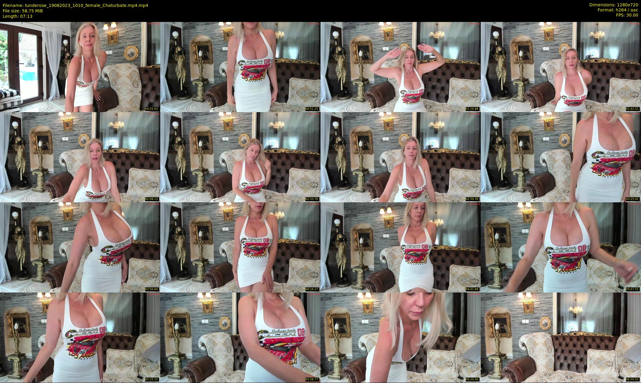 tunderose — 8 minute Chaturbate female cam show recording, 720p, Aug 19, 2023