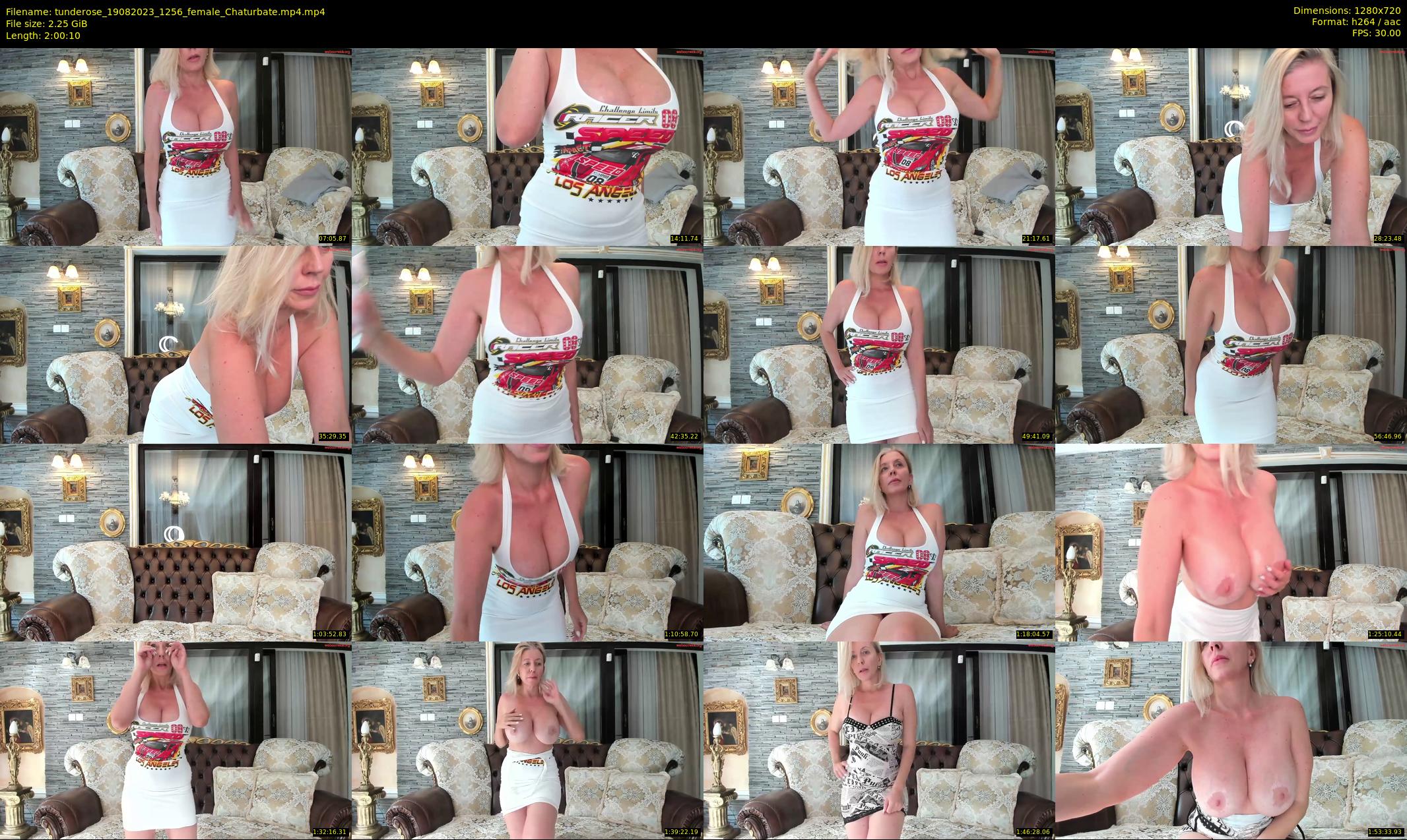 tunderose — 121 minute Chaturbate female cam show recording, 720p, Aug 19, 2023