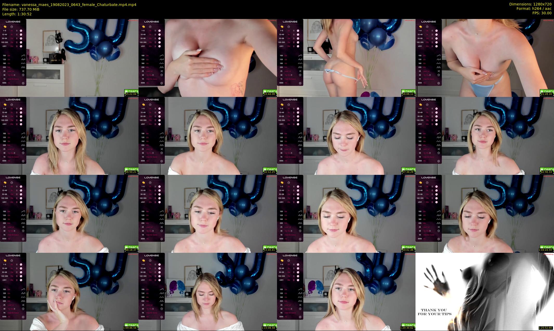 vanessa_maes — 91 minute Chaturbate female cam show recording, 720p, Aug 19, 2023