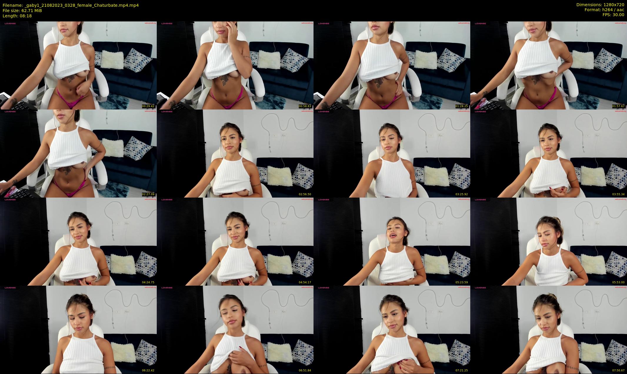 _gaby1 — 9 minute Chaturbate female cam show recording, 720p, Aug 21, 2023