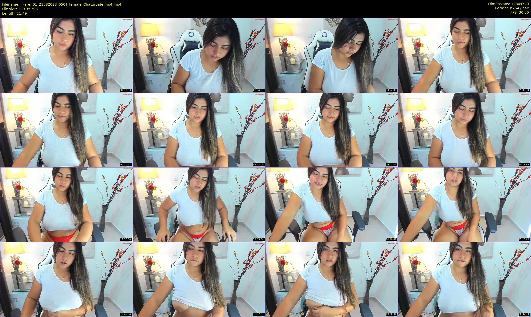_karen01 — 22 minute Chaturbate female cam show recording, 720p, Aug 21, 2023