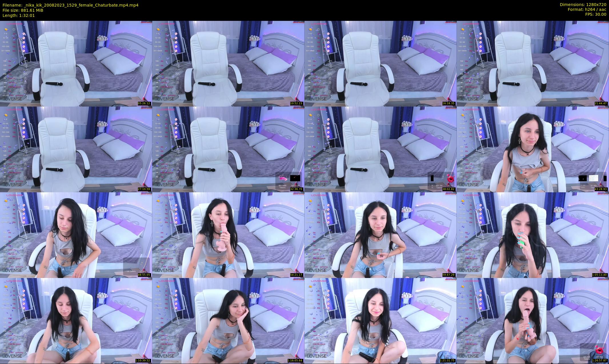 _nika_kik — 93 minute Chaturbate female cam show recording, 720p, Aug 20, 2023