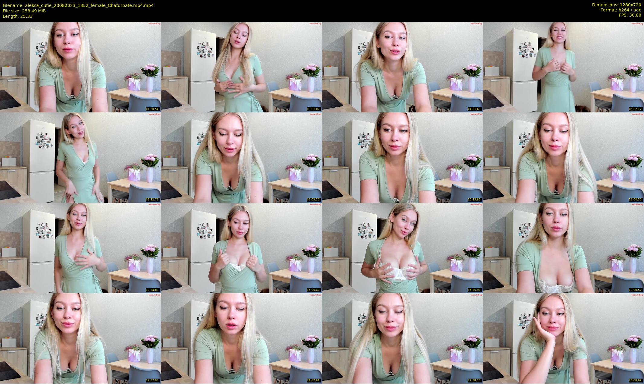 aleksa_cutie — 26 minute Chaturbate female cam show recording, 720p, Aug 20, 2023