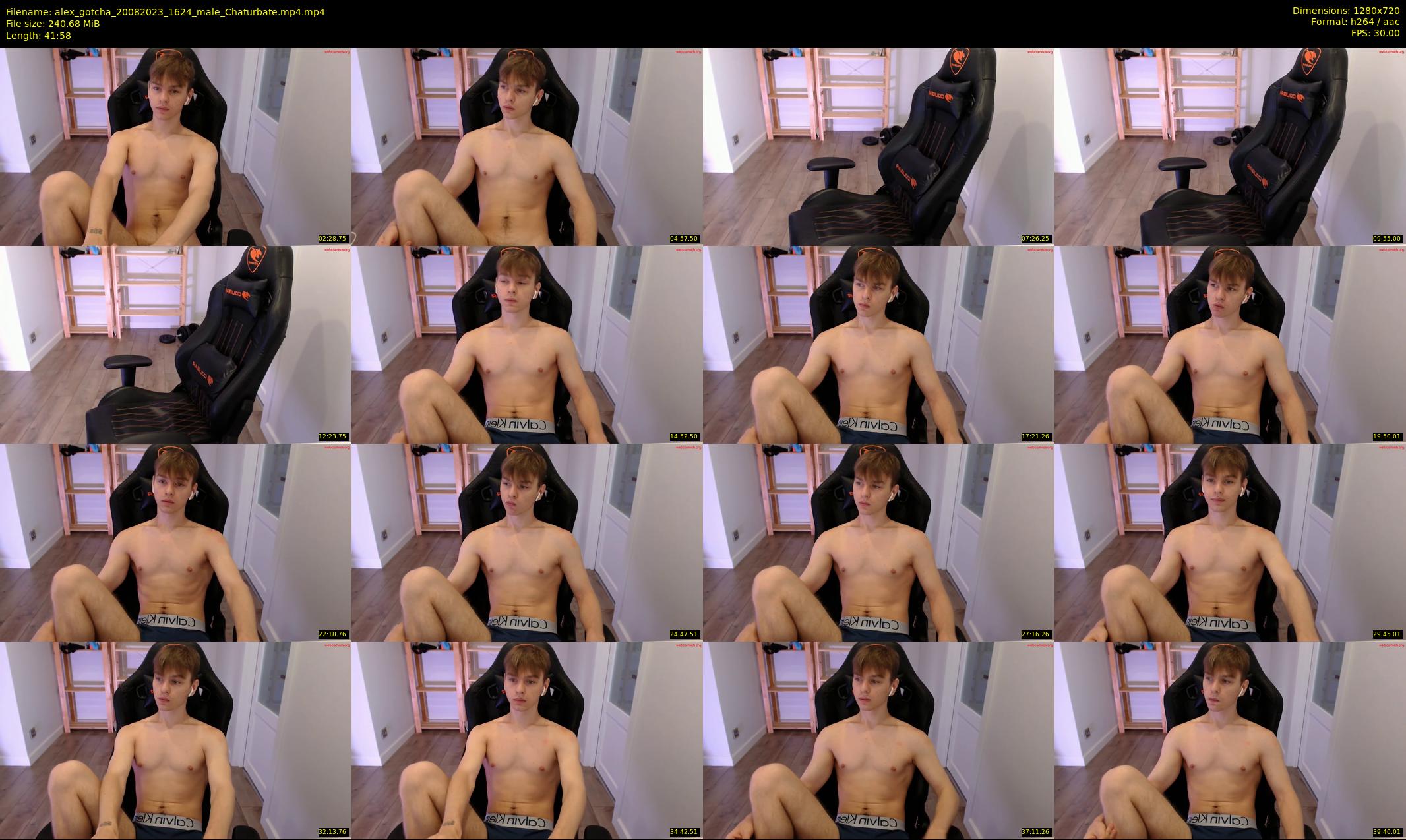 alex_gotcha — 42 minute Chaturbate male cam show recording, 720p, Aug 20, 2023