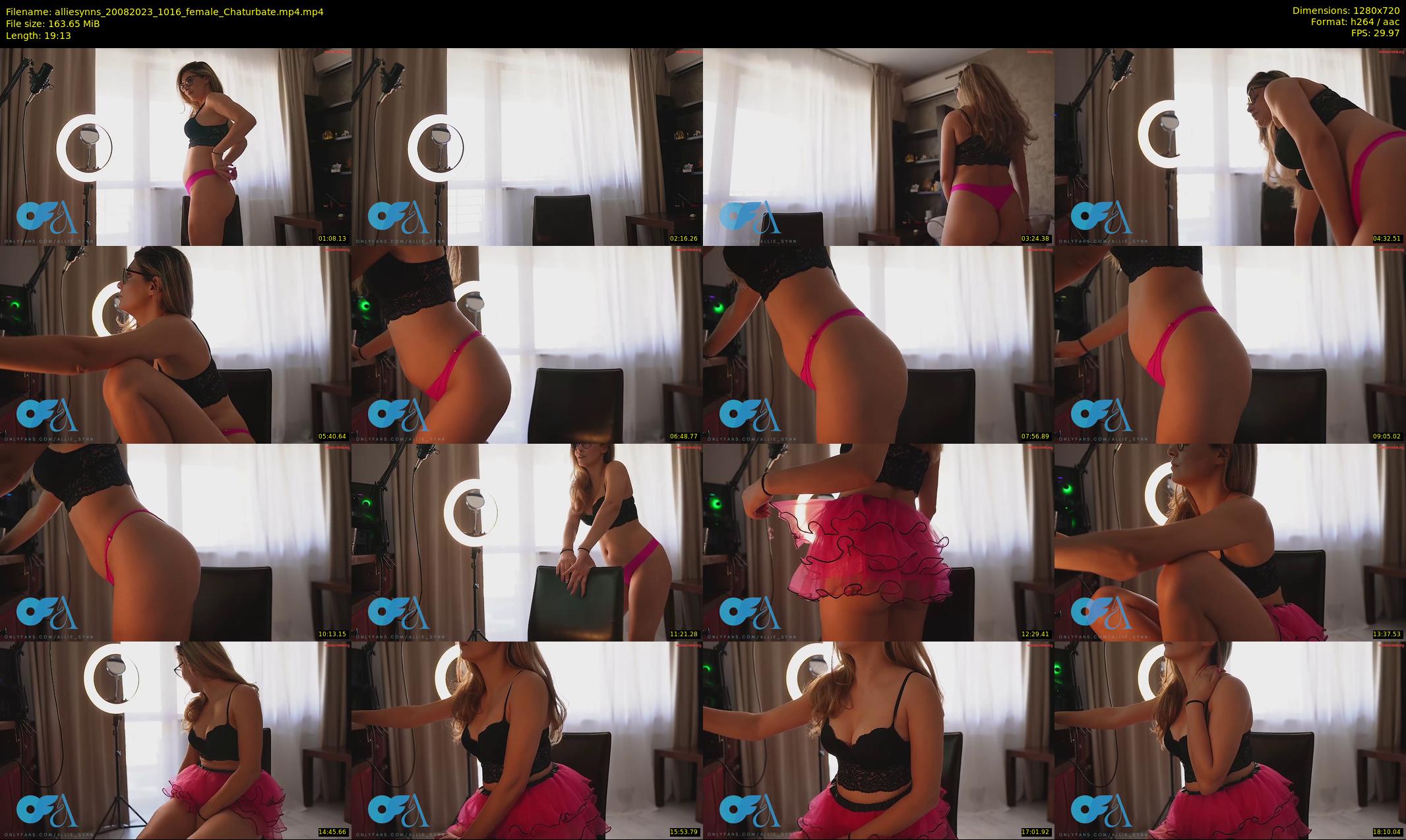 alliesynns — 20 minute Chaturbate female cam show recording, 720p, Aug 20, 2023