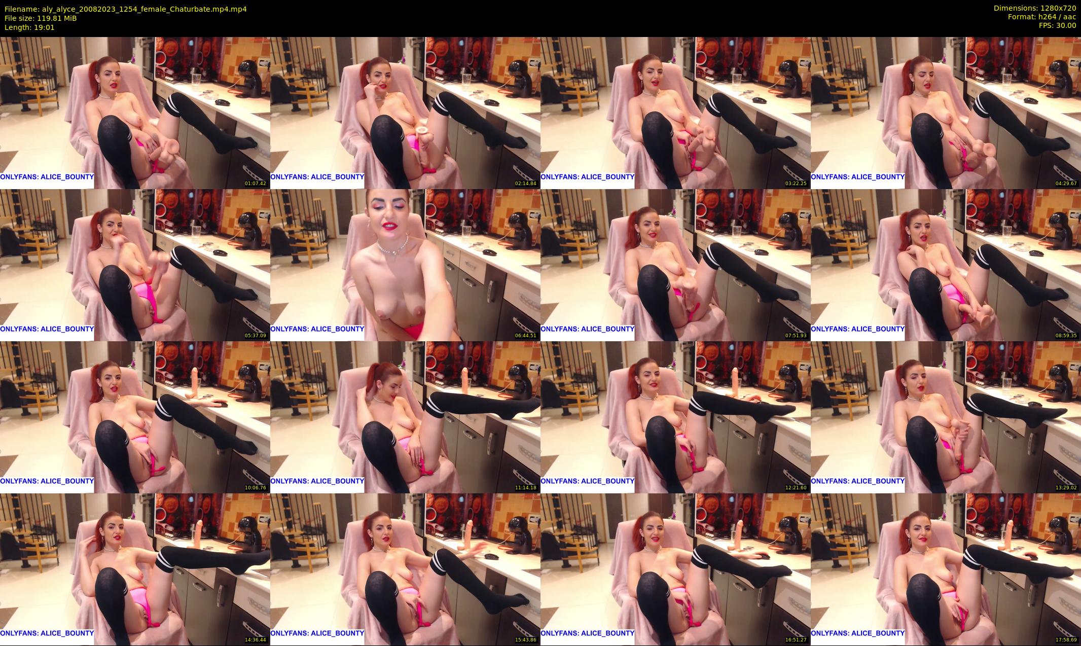 aly_alyce — 20 minute Chaturbate female cam show recording, 720p, Aug 20, 2023