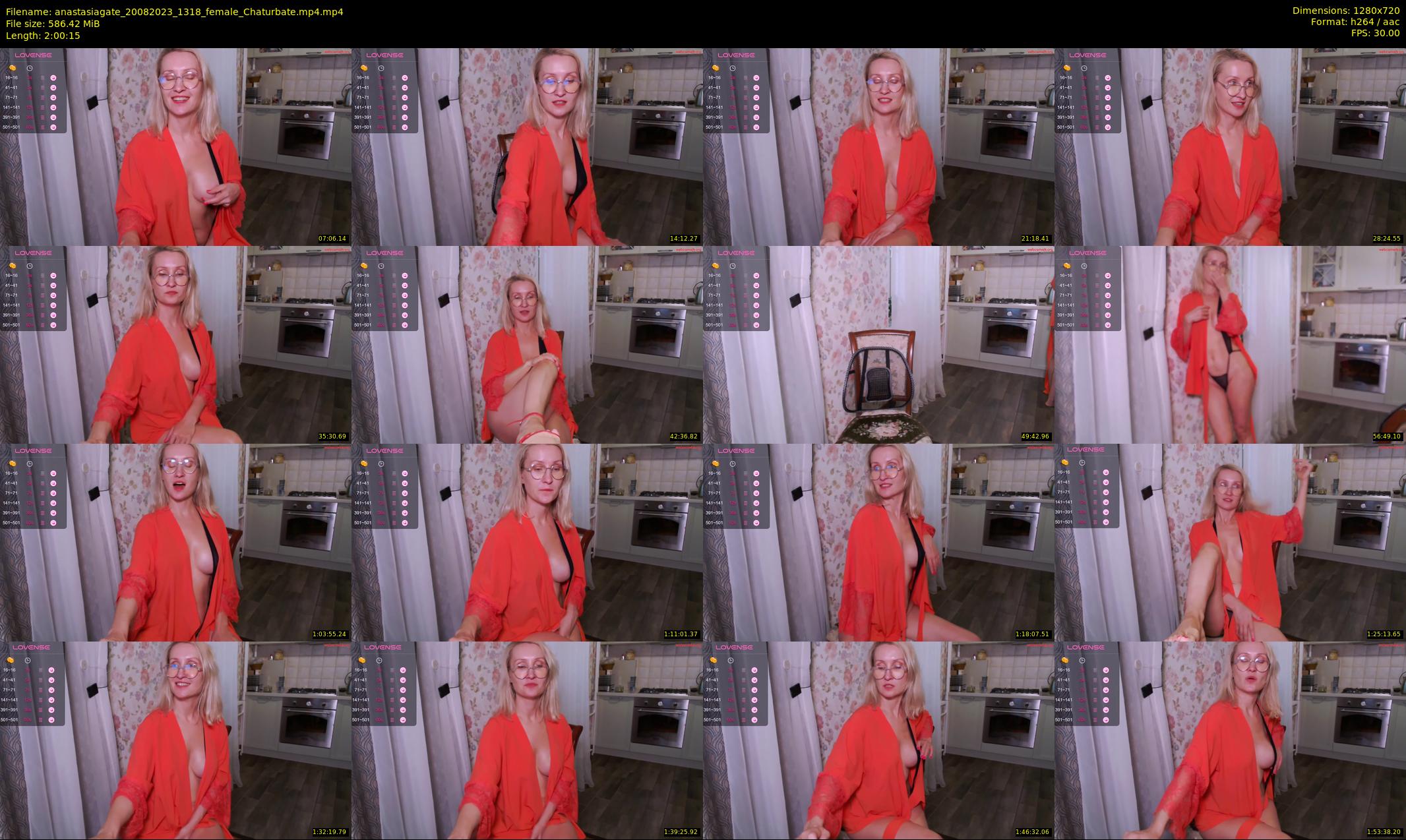 anastasiagate — 121 minute Chaturbate female cam show recording, 720p, Aug 20, 2023
